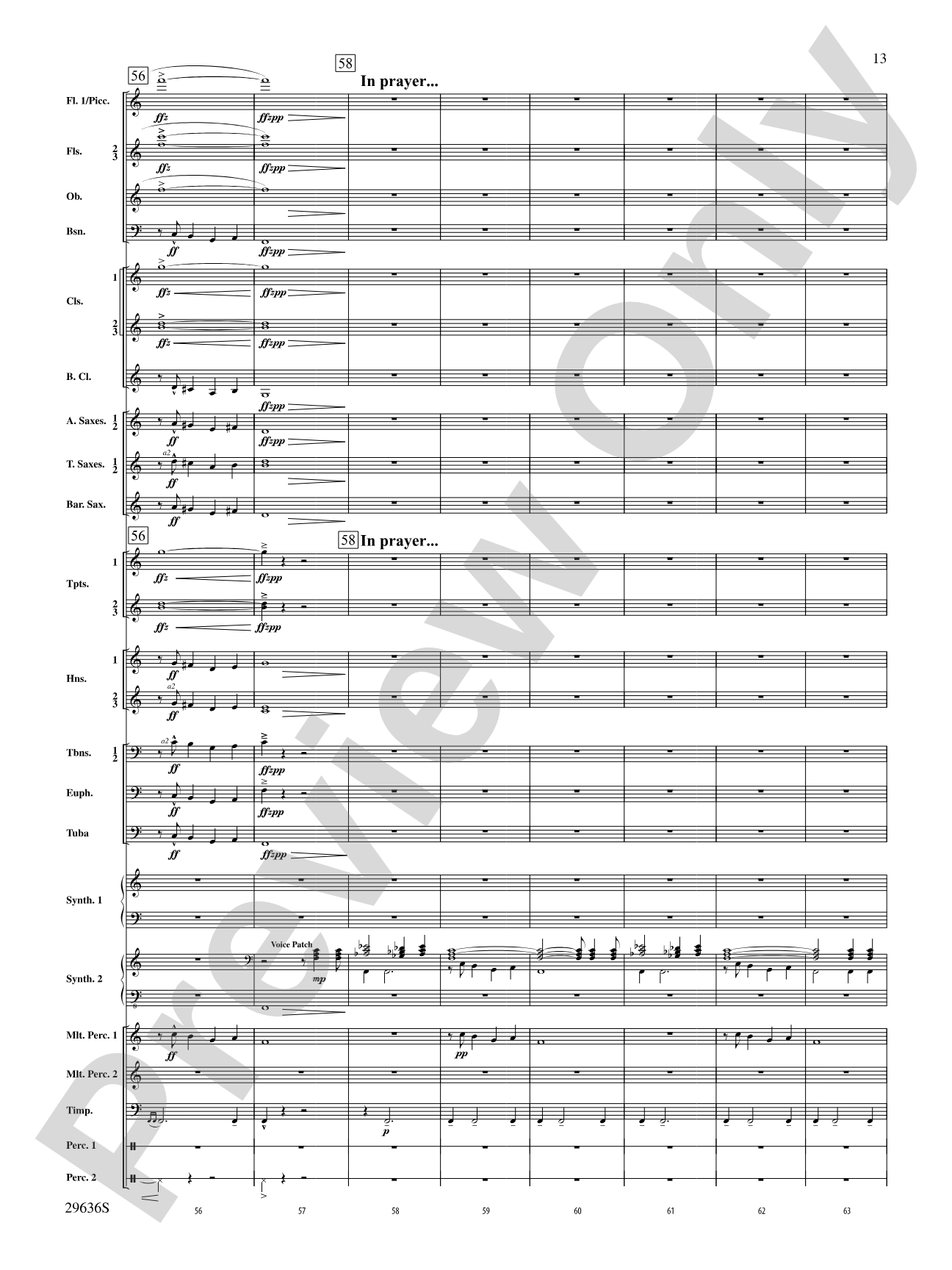 Ben-Hur: Concert Band Conductor Score & Parts