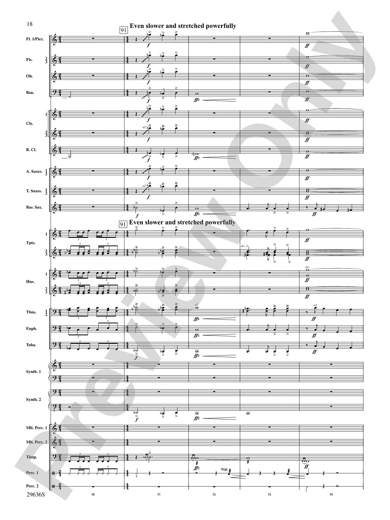 Ben-Hur: Concert Band Conductor Score & Parts