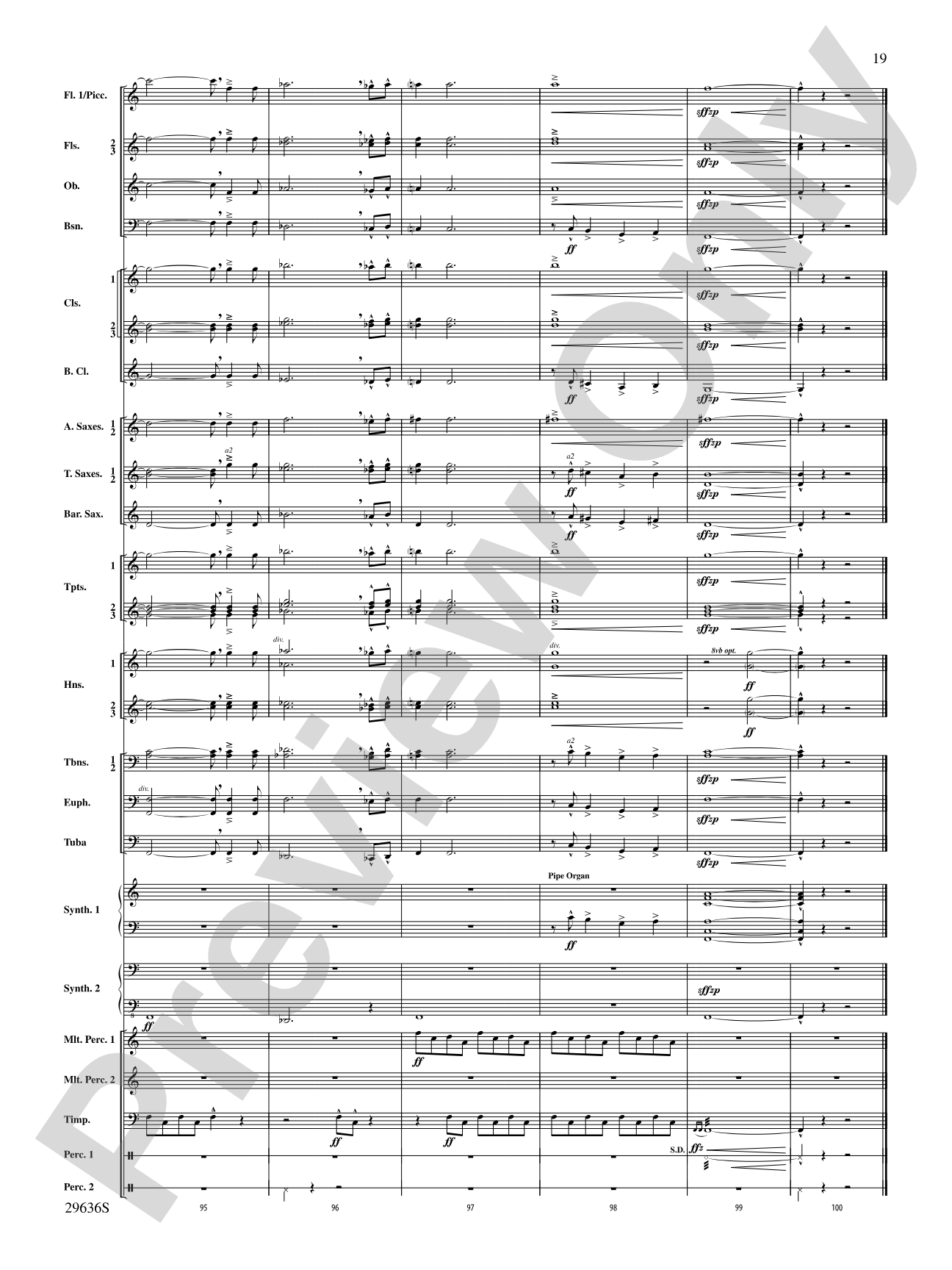 Ben-Hur: Concert Band Conductor Score & Parts