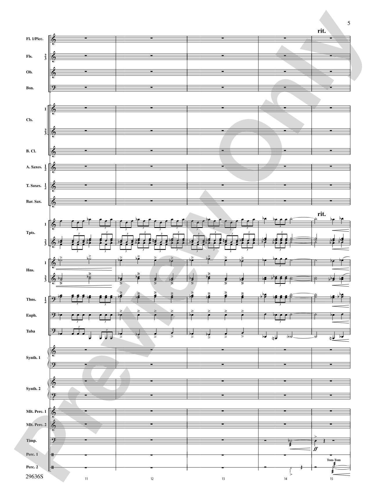 Ben-Hur: Concert Band Conductor Score & Parts