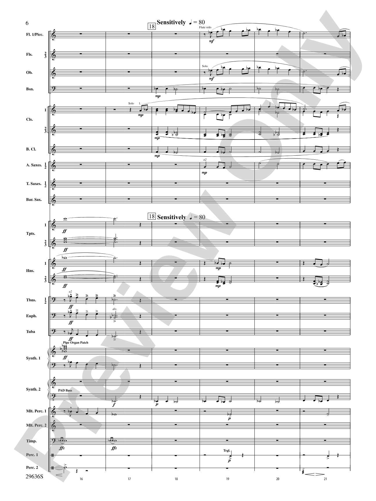 Ben-Hur: Concert Band Conductor Score & Parts