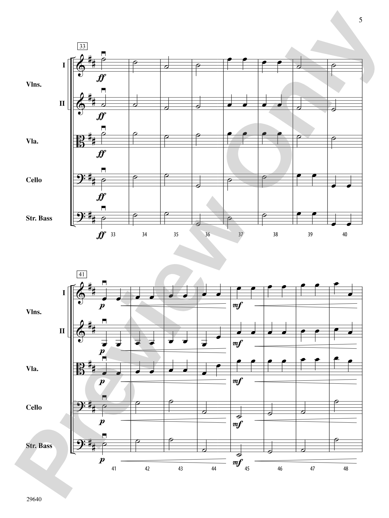 The Winds of Autumn: String Orchestra Conductor Score & Parts