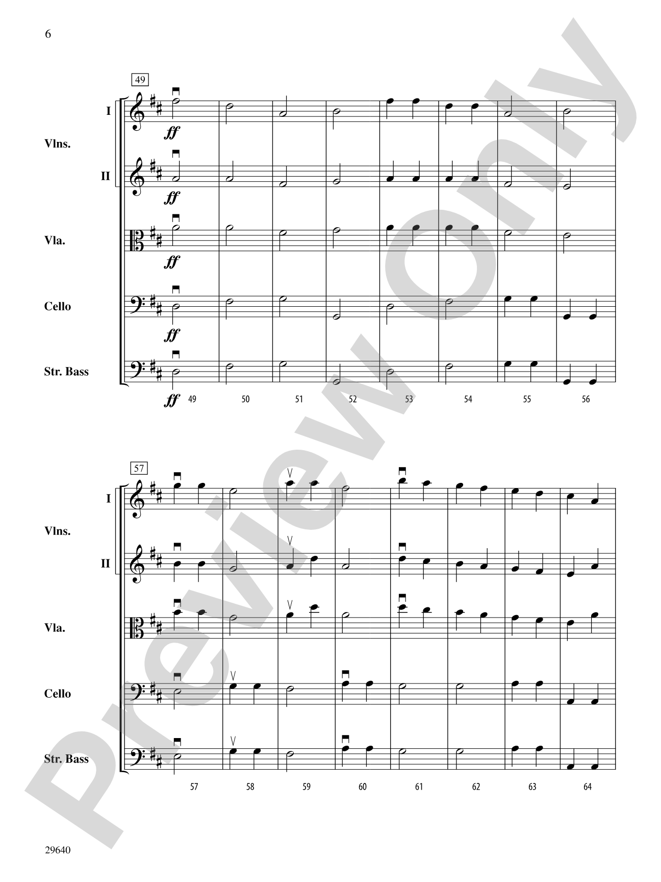 The Winds of Autumn: String Orchestra Conductor Score & Parts