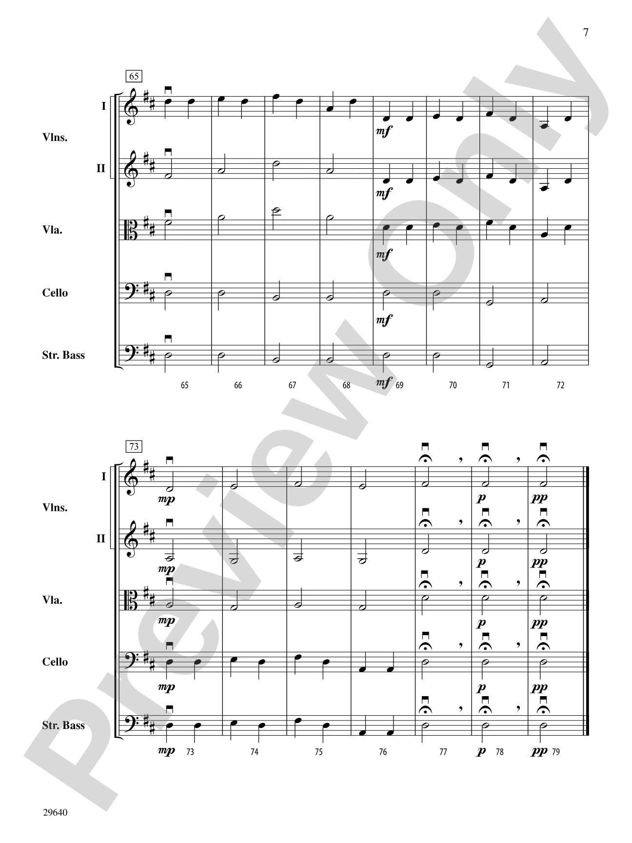 The Winds of Autumn: String Orchestra Conductor Score & Parts