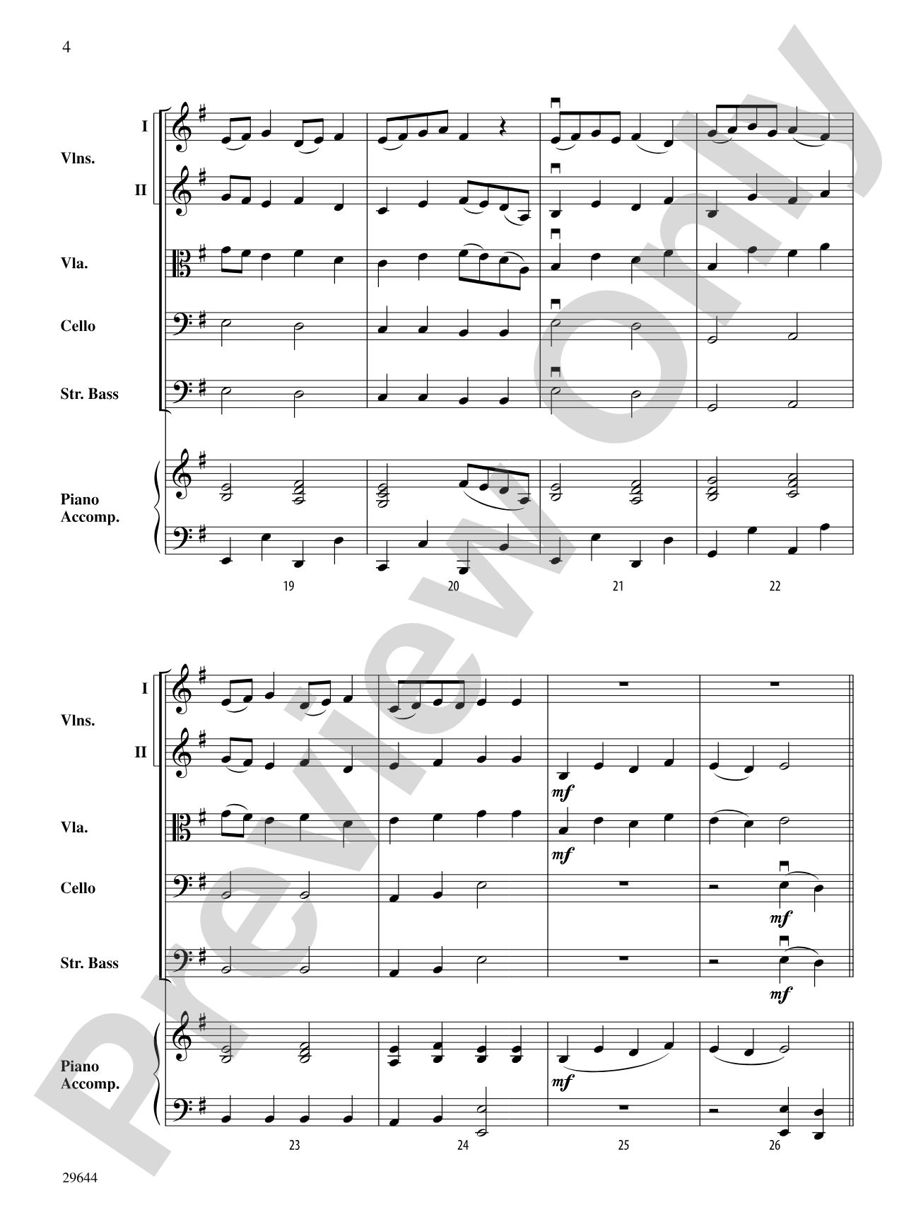 Primitivo: String Orchestra Conductor Score & Parts
