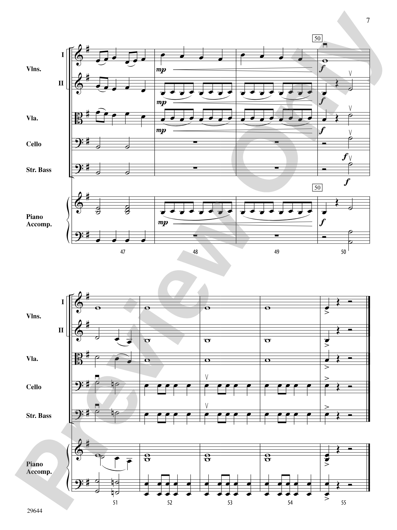 Primitivo: String Orchestra Conductor Score & Parts