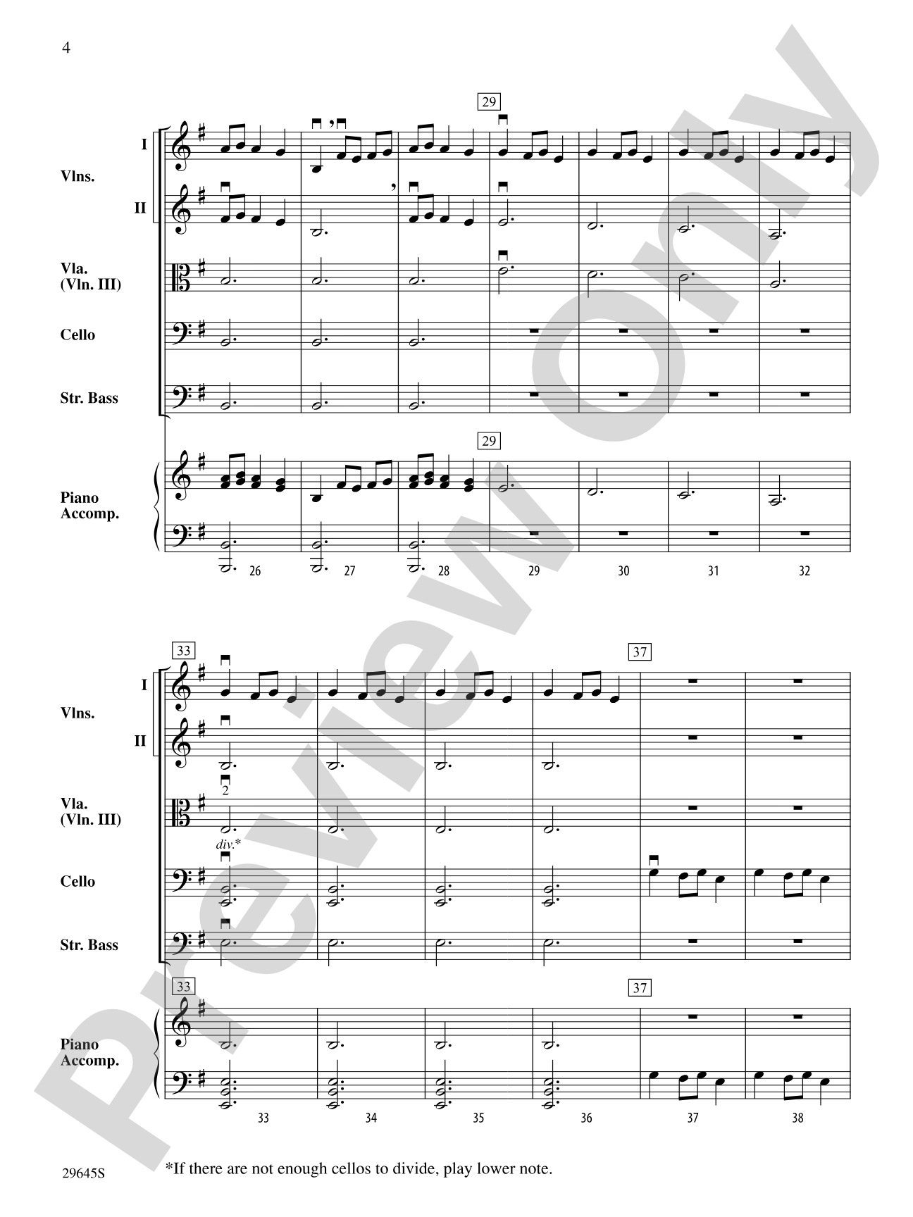Ukranian Bell Carol: String Orchestra Conductor Score & Parts