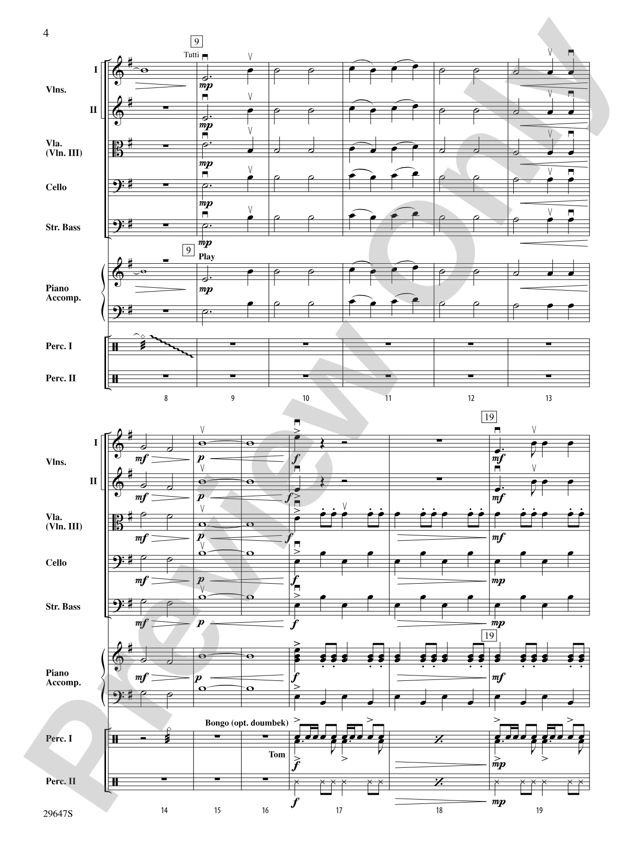 Uskudar: String Orchestra Conductor Score & Parts