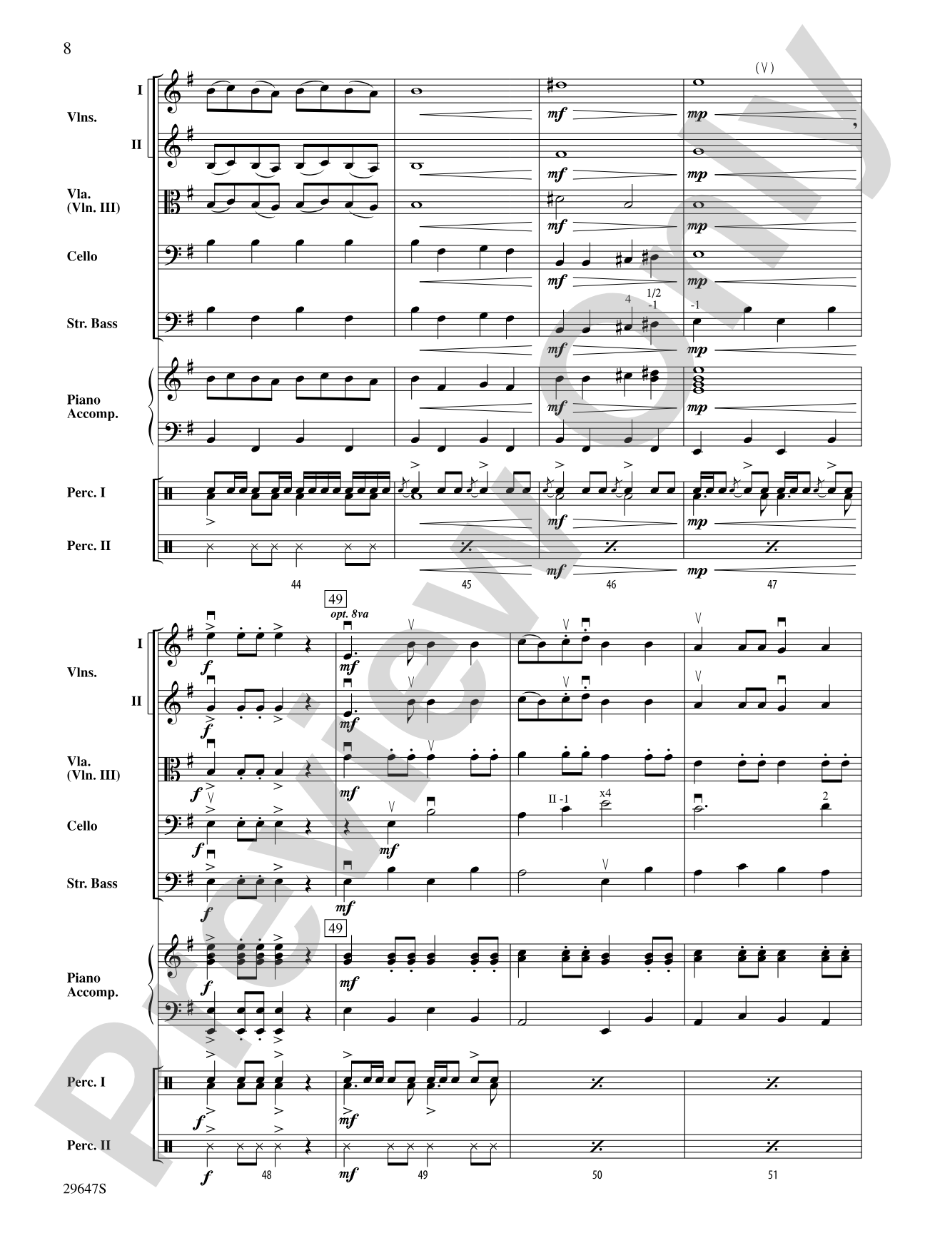 Uskudar: String Orchestra Conductor Score & Parts