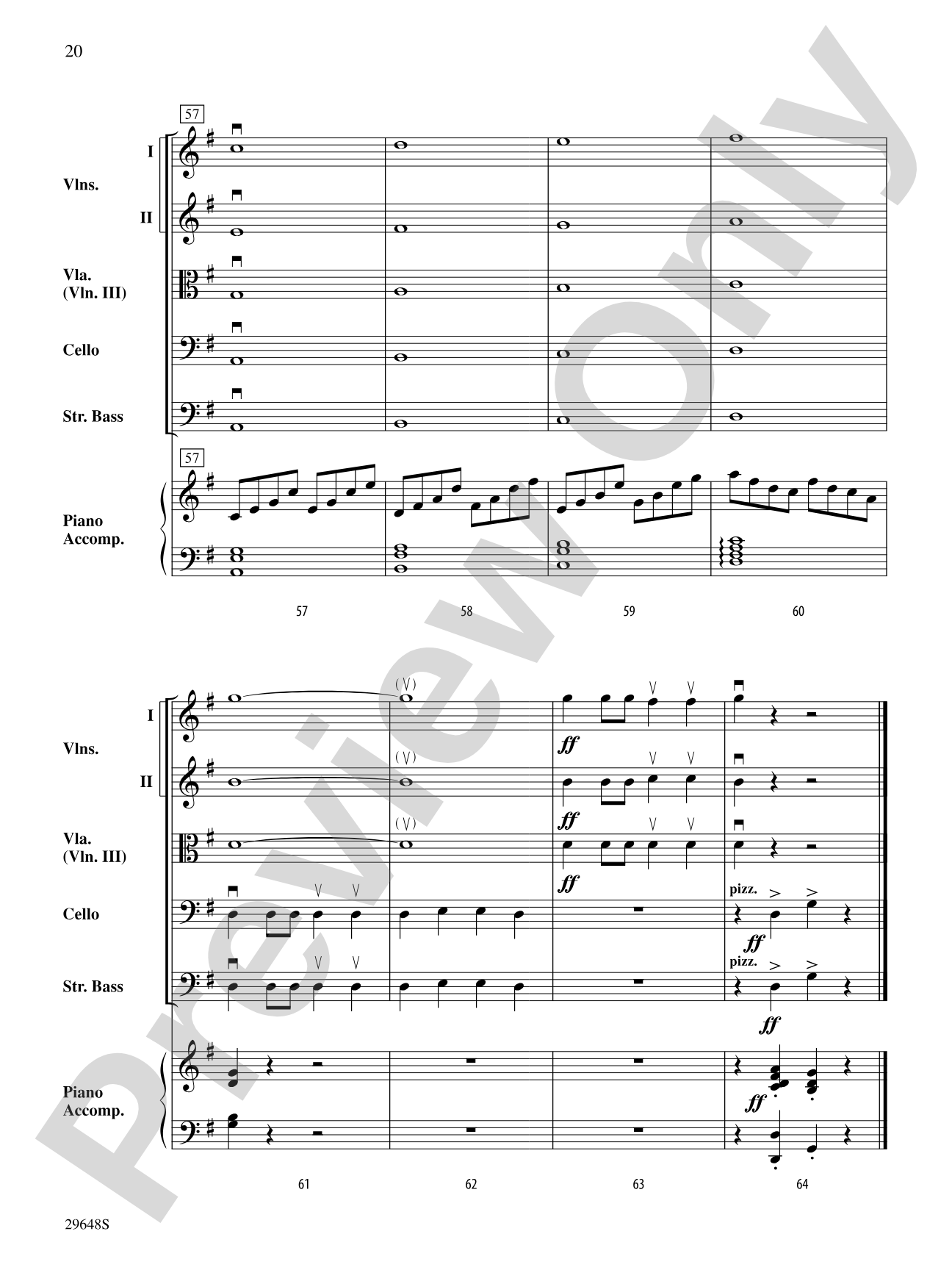 Appalachian Suite: String Orchestra Conductor Score & Parts