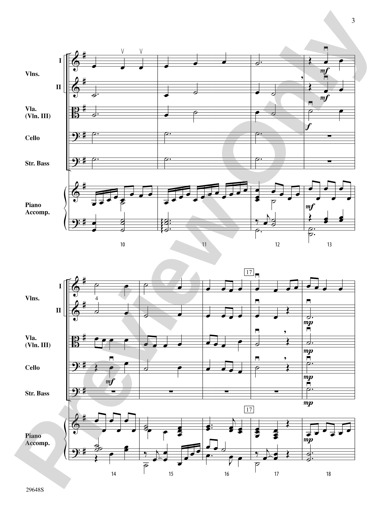 Appalachian Suite: String Orchestra Conductor Score & Parts