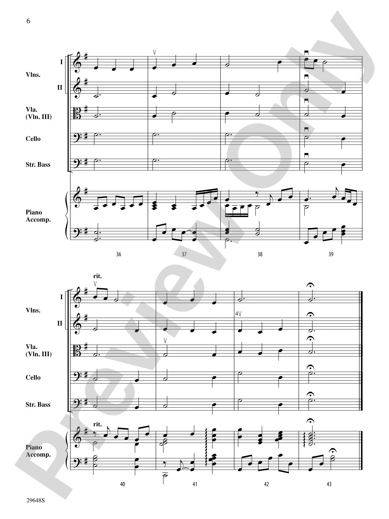 Appalachian Suite: String Orchestra Conductor Score & Parts