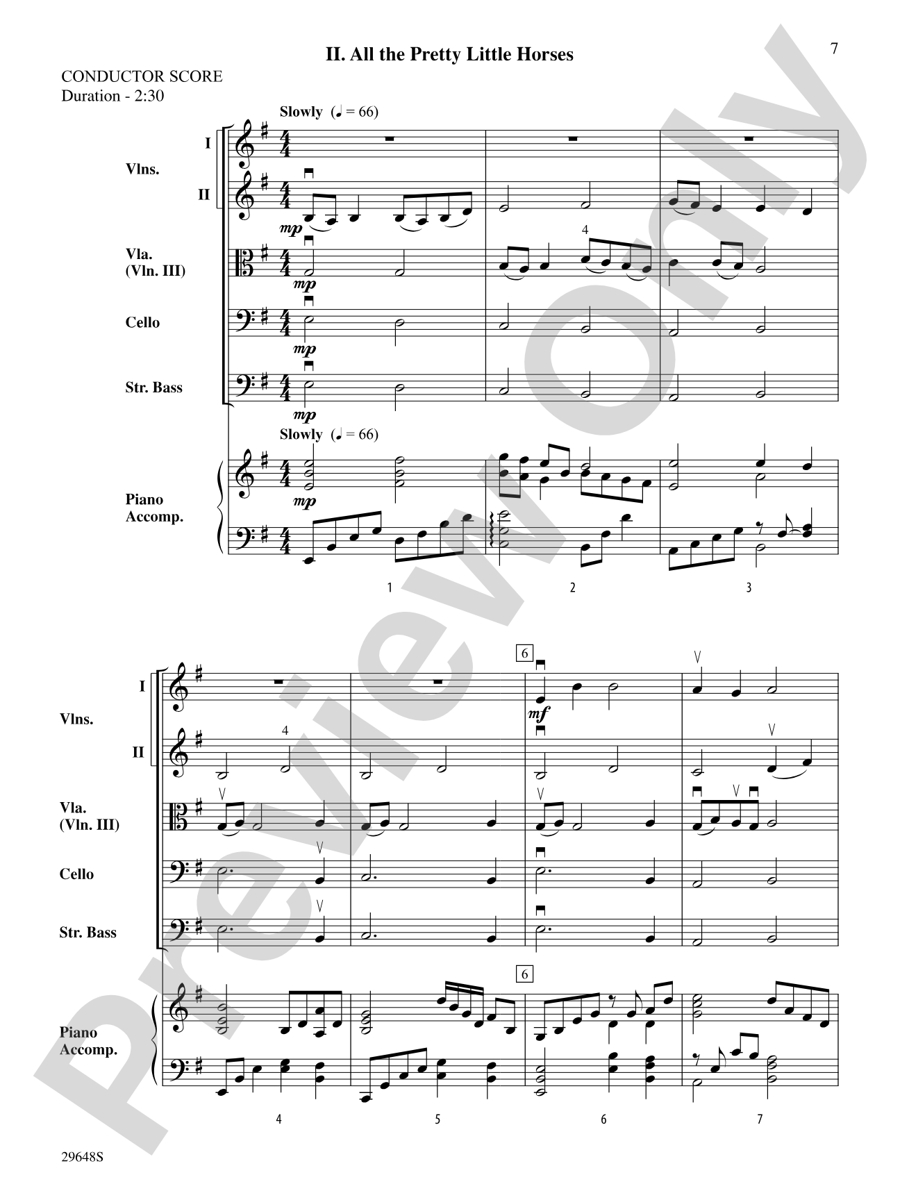 Appalachian Suite: String Orchestra Conductor Score & Parts