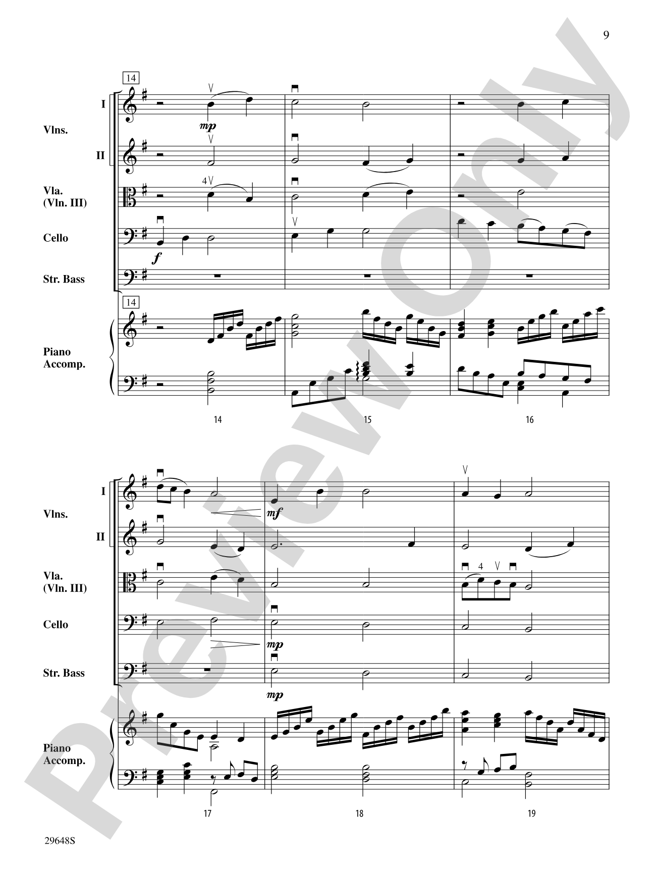 Appalachian Suite: String Orchestra Conductor Score & Parts