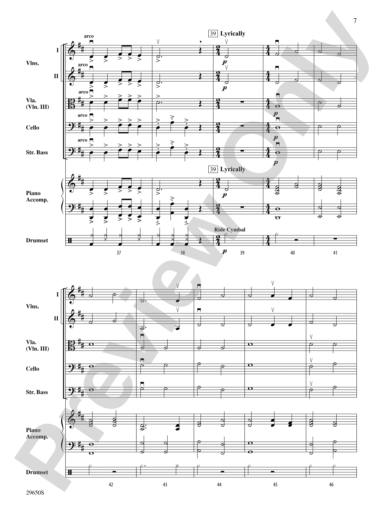Bought Me a Fiddle: String Orchestra Conductor Score & Parts