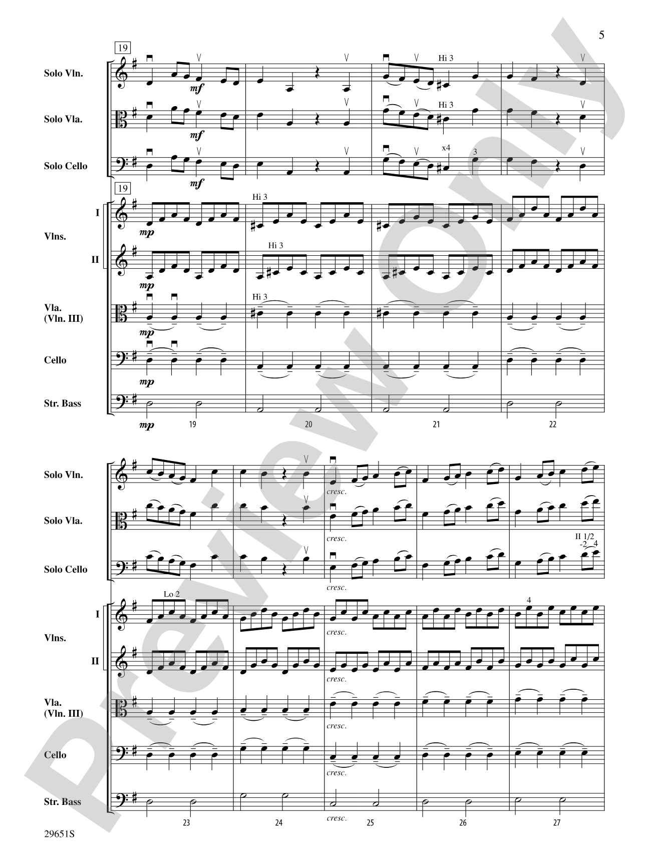 Winter from The Four Seasons: String Orchestra Conductor Score & Parts
