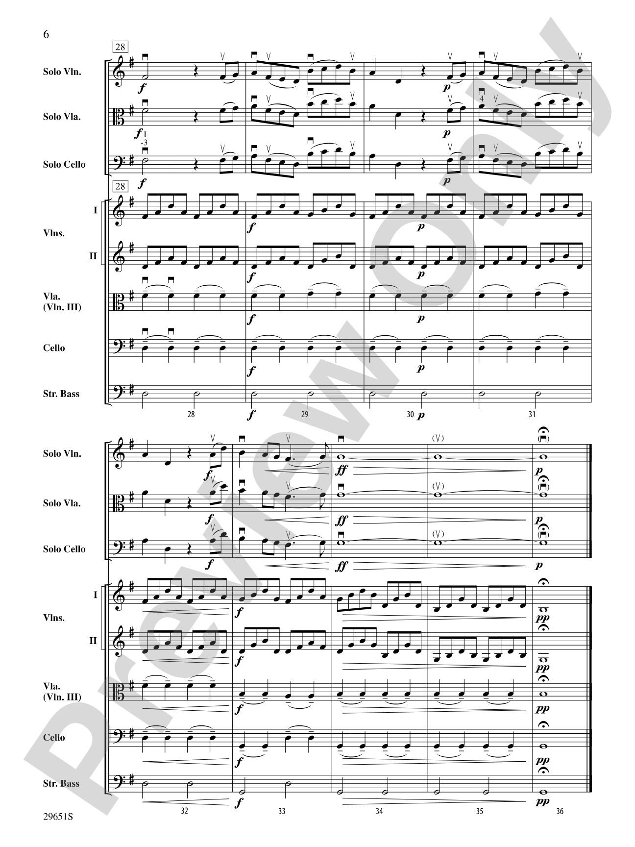 Winter from The Four Seasons: String Orchestra Conductor Score & Parts