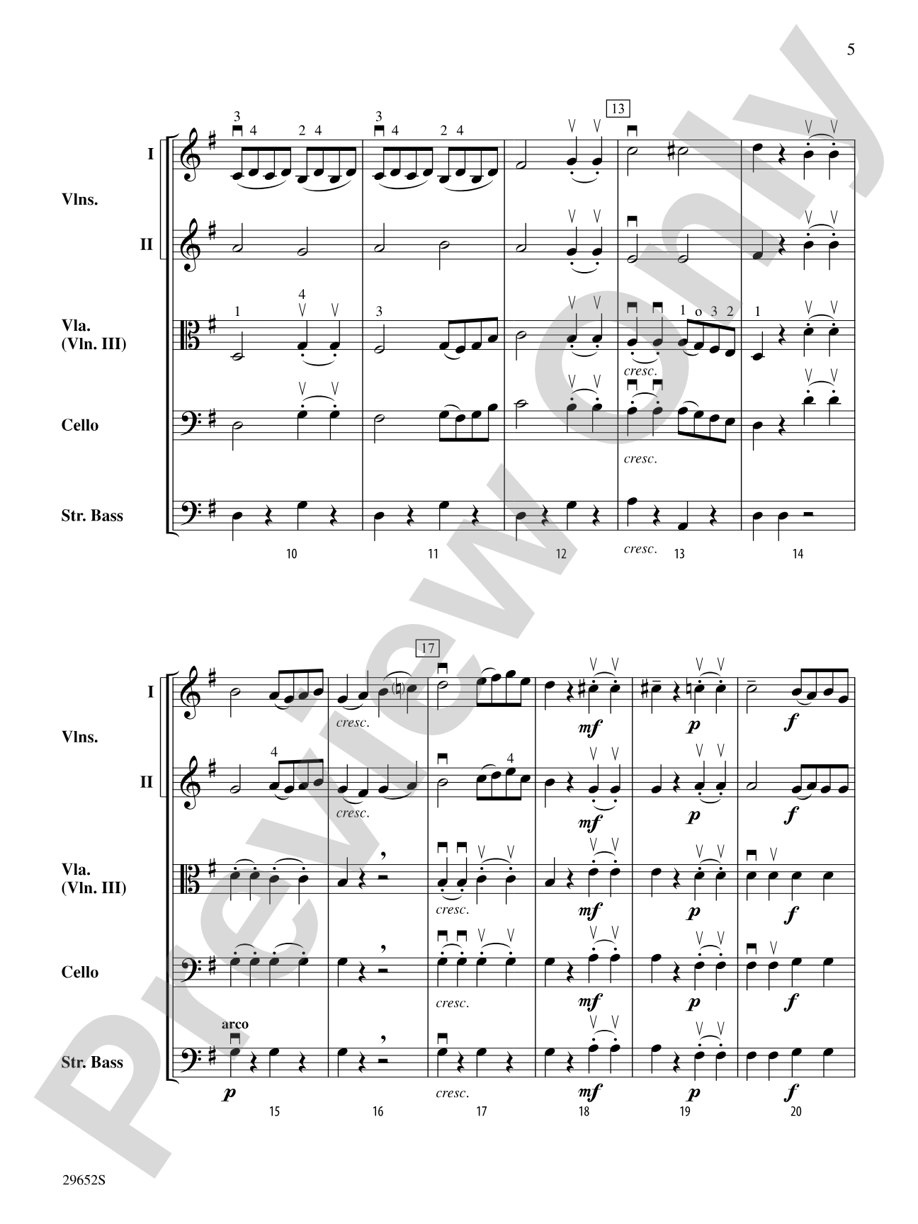Belwin Beginning String Orchestra Kit #4: String Orchestra Conductor Score & Parts