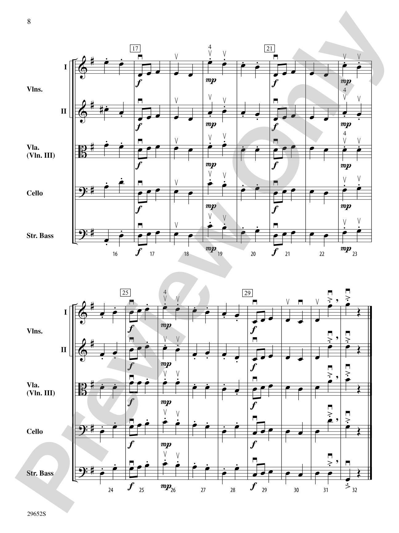 Belwin Beginning String Orchestra Kit #4: String Orchestra Conductor Score & Parts
