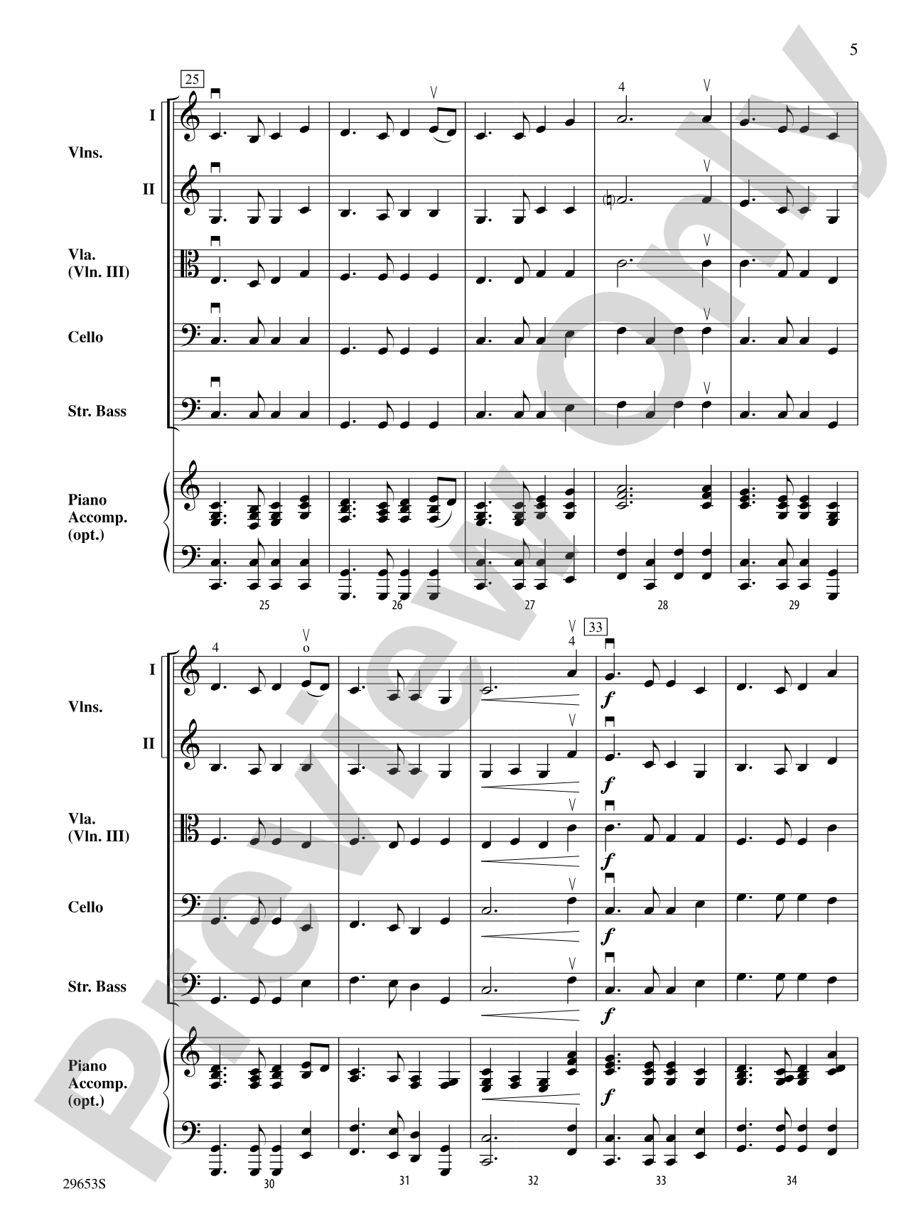Auld Lang Syne: String Orchestra Conductor Score & Parts