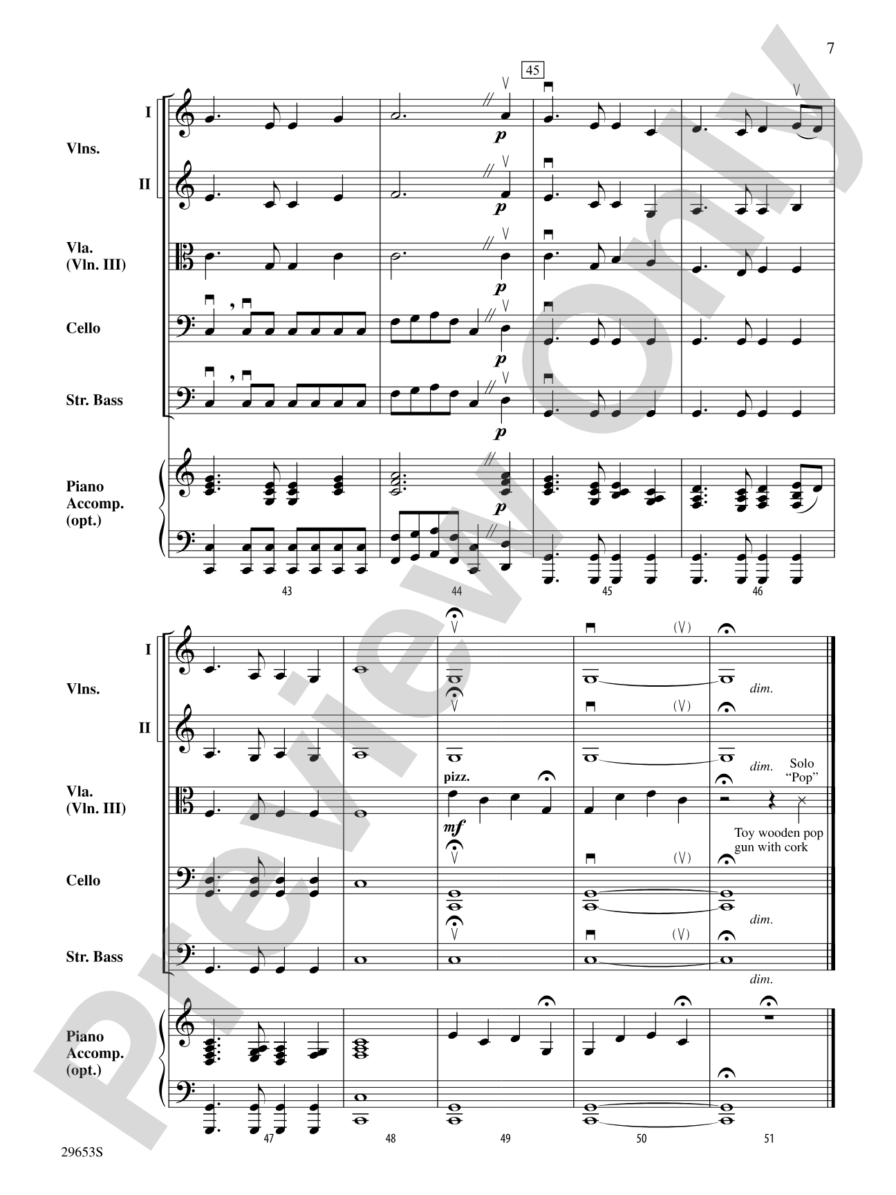 Auld Lang Syne: String Orchestra Conductor Score & Parts