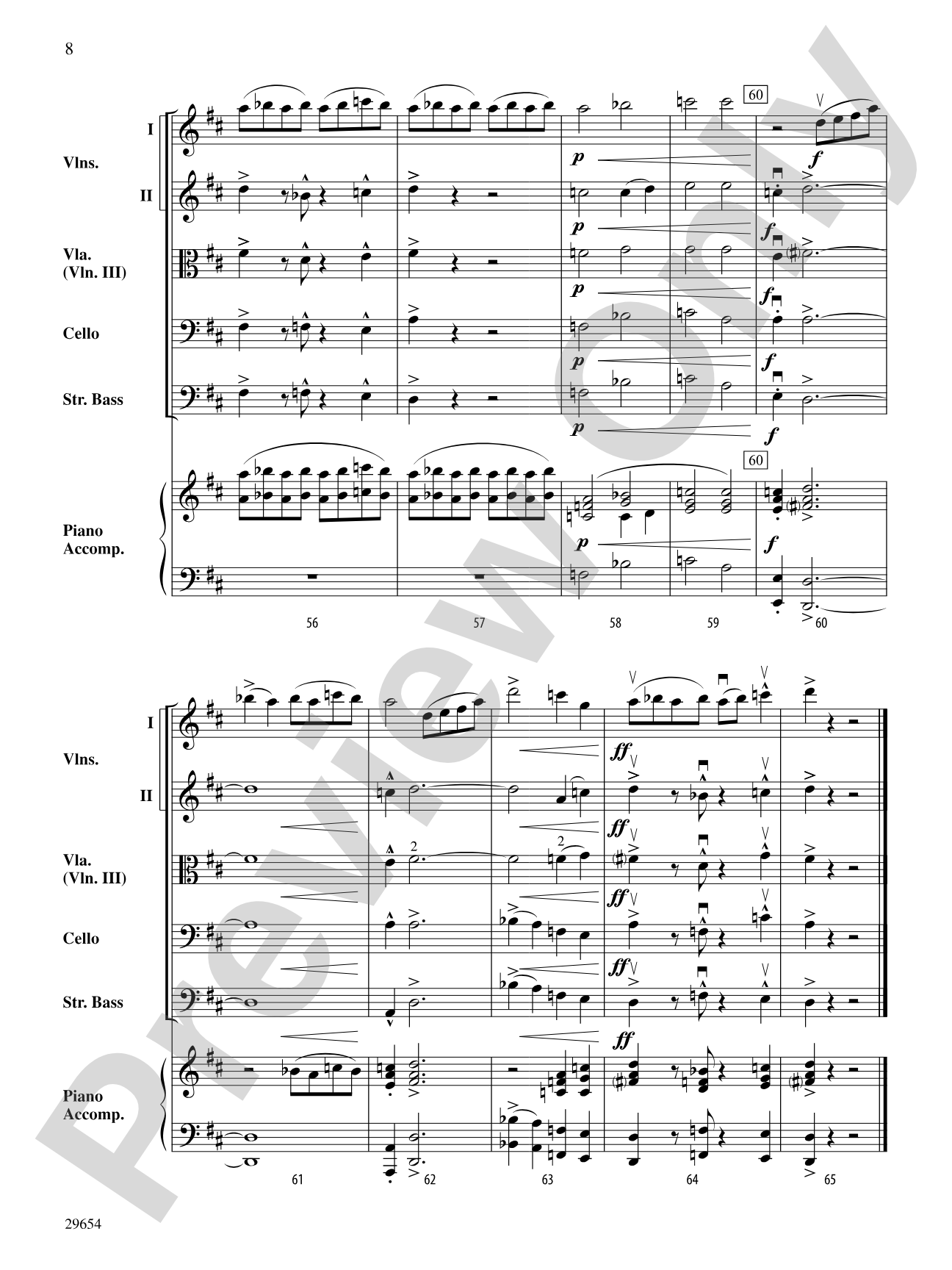 String Pursuit: String Orchestra Conductor Score & Parts