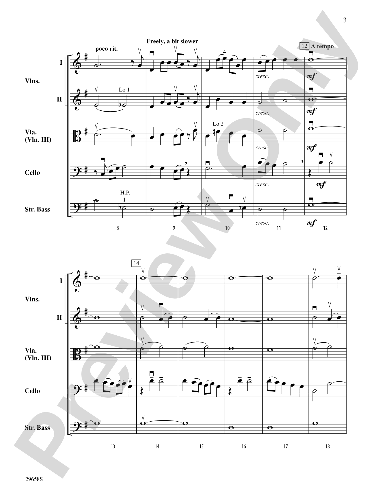 Alone in the Universe (from Seussical the Musical): String Orchestra Conductor Score & Parts