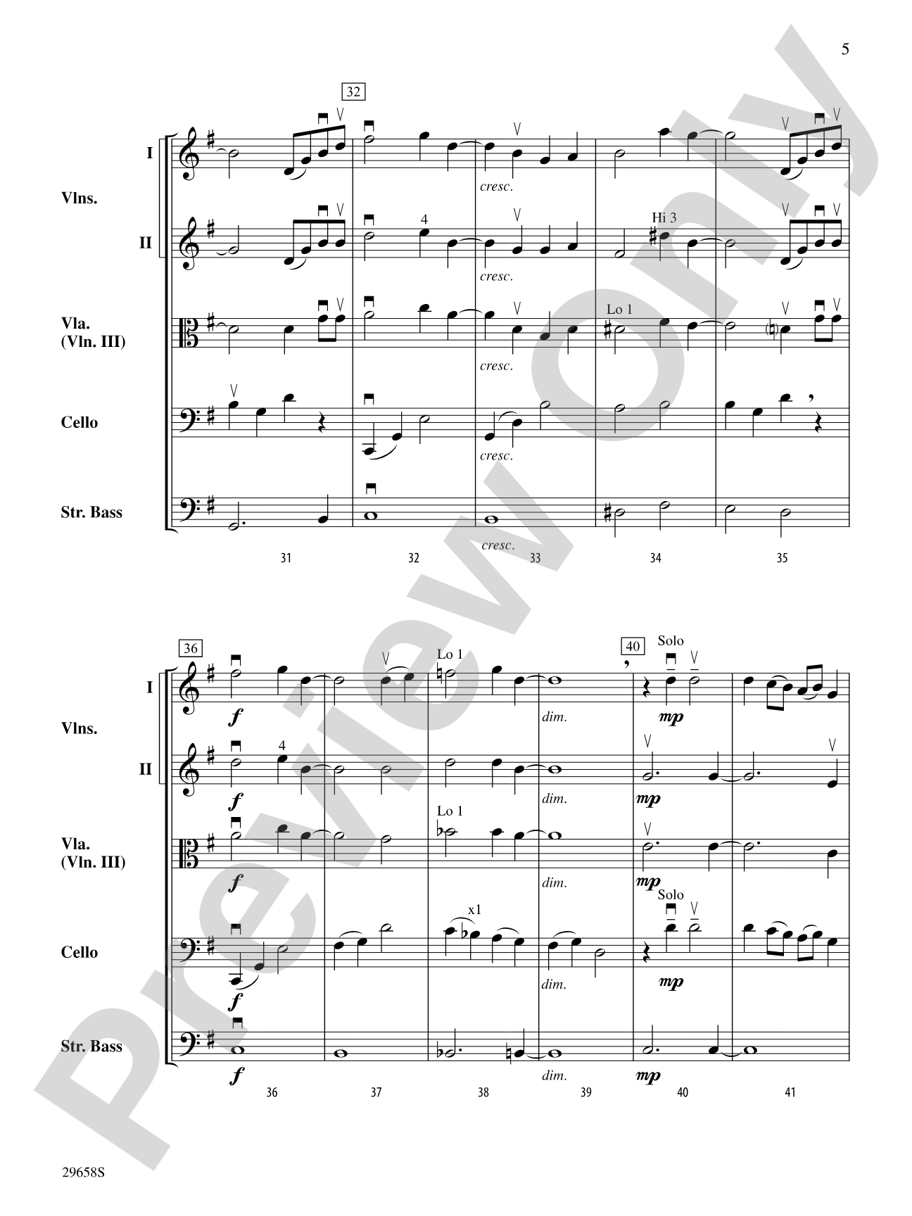 Alone in the Universe (from Seussical the Musical): String Orchestra Conductor Score & Parts