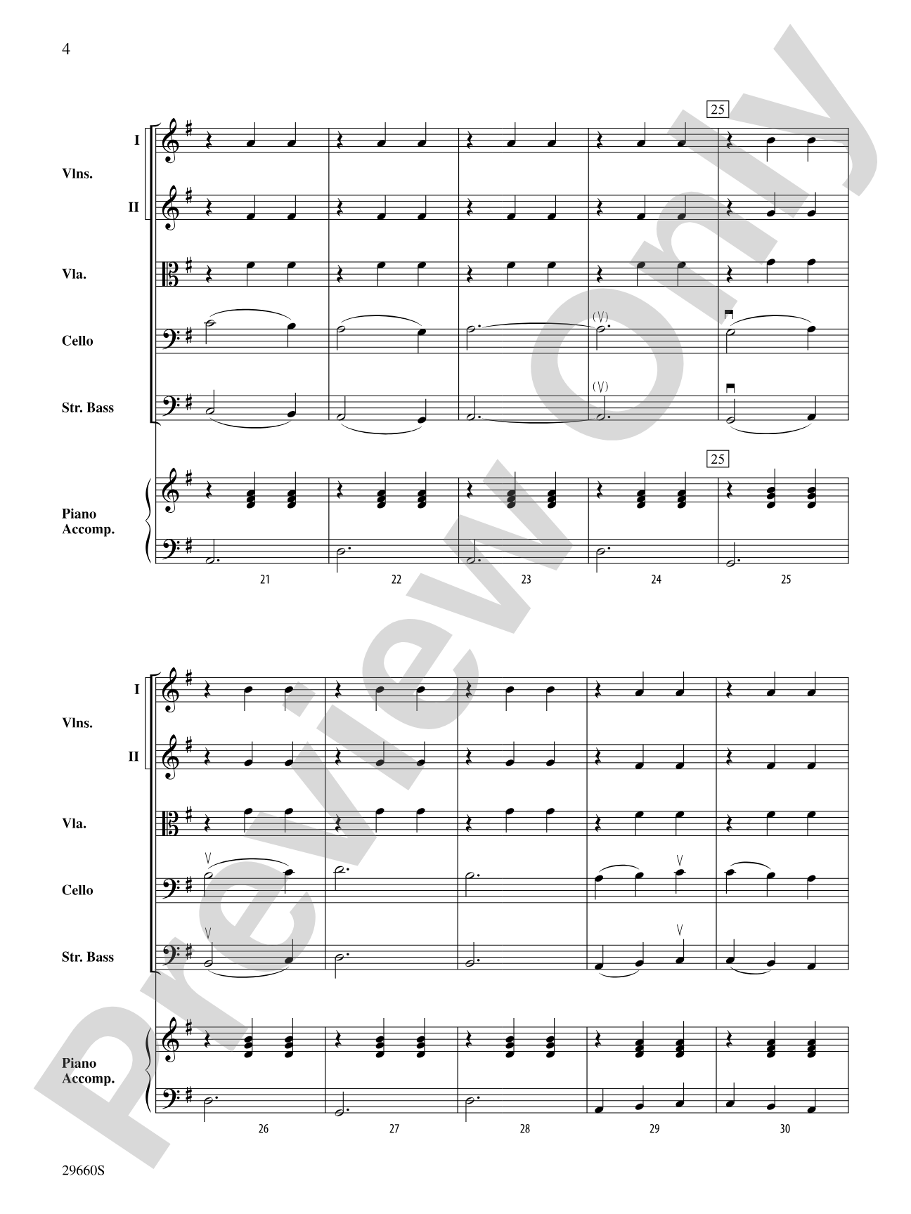 Dominique's Dance: String Orchestra Conductor Score & Parts