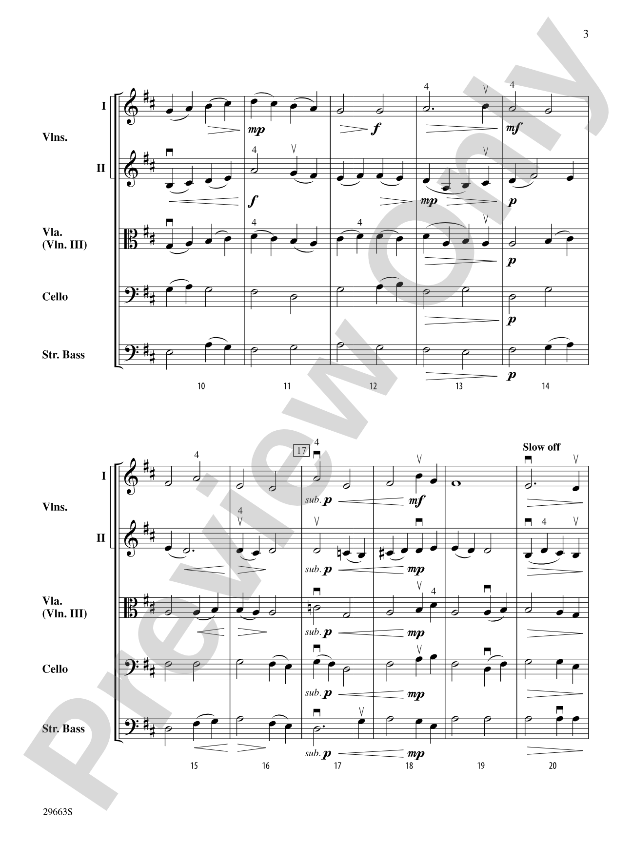 The Sussex Mummers' Christmas Carol: String Orchestra Conductor Score & Parts