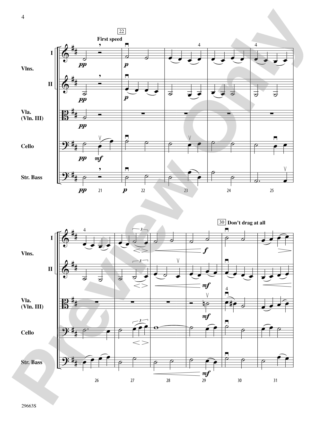 The Sussex Mummers' Christmas Carol: String Orchestra Conductor Score & Parts