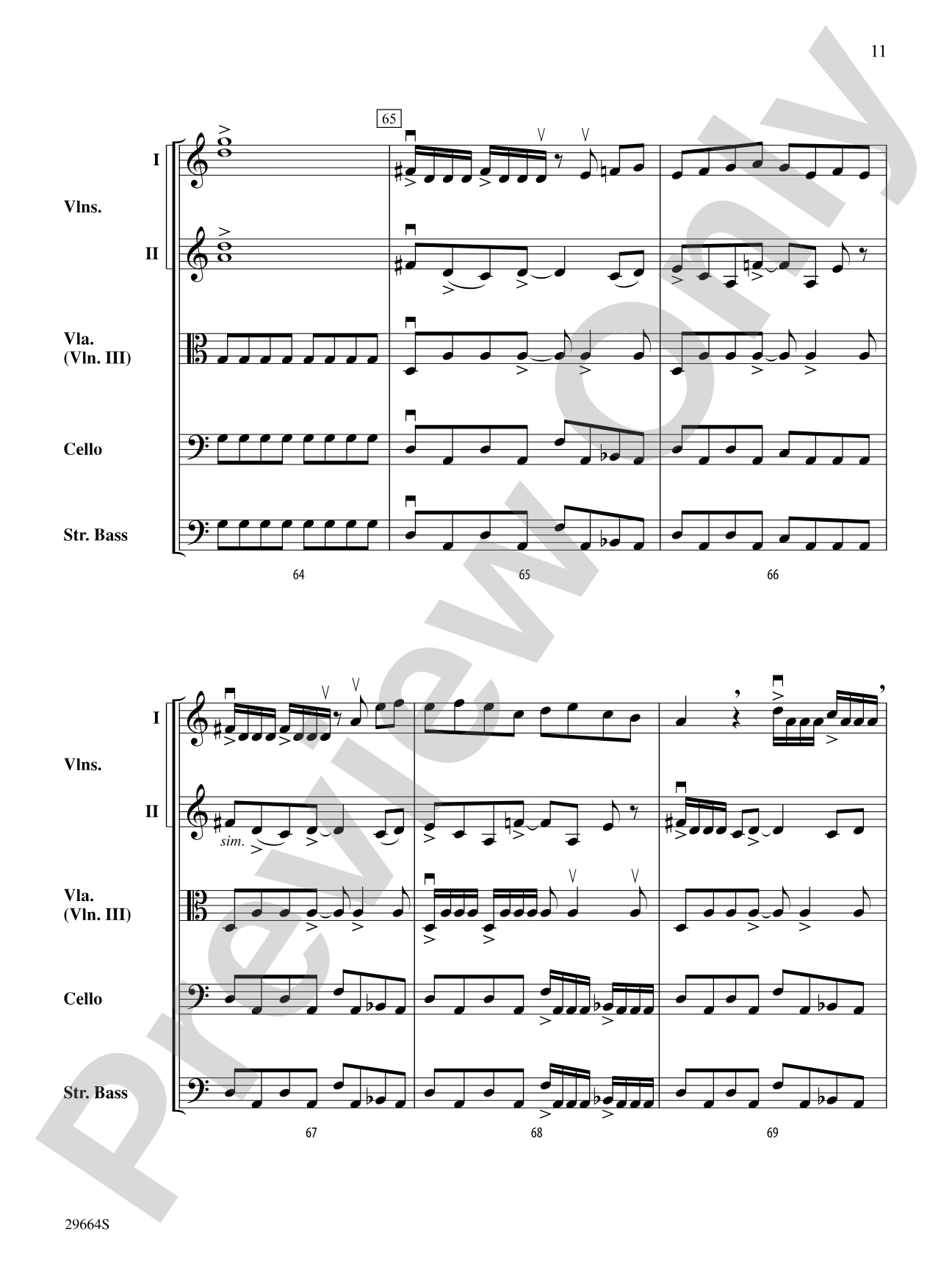 Moments: String Orchestra Conductor Score & Parts