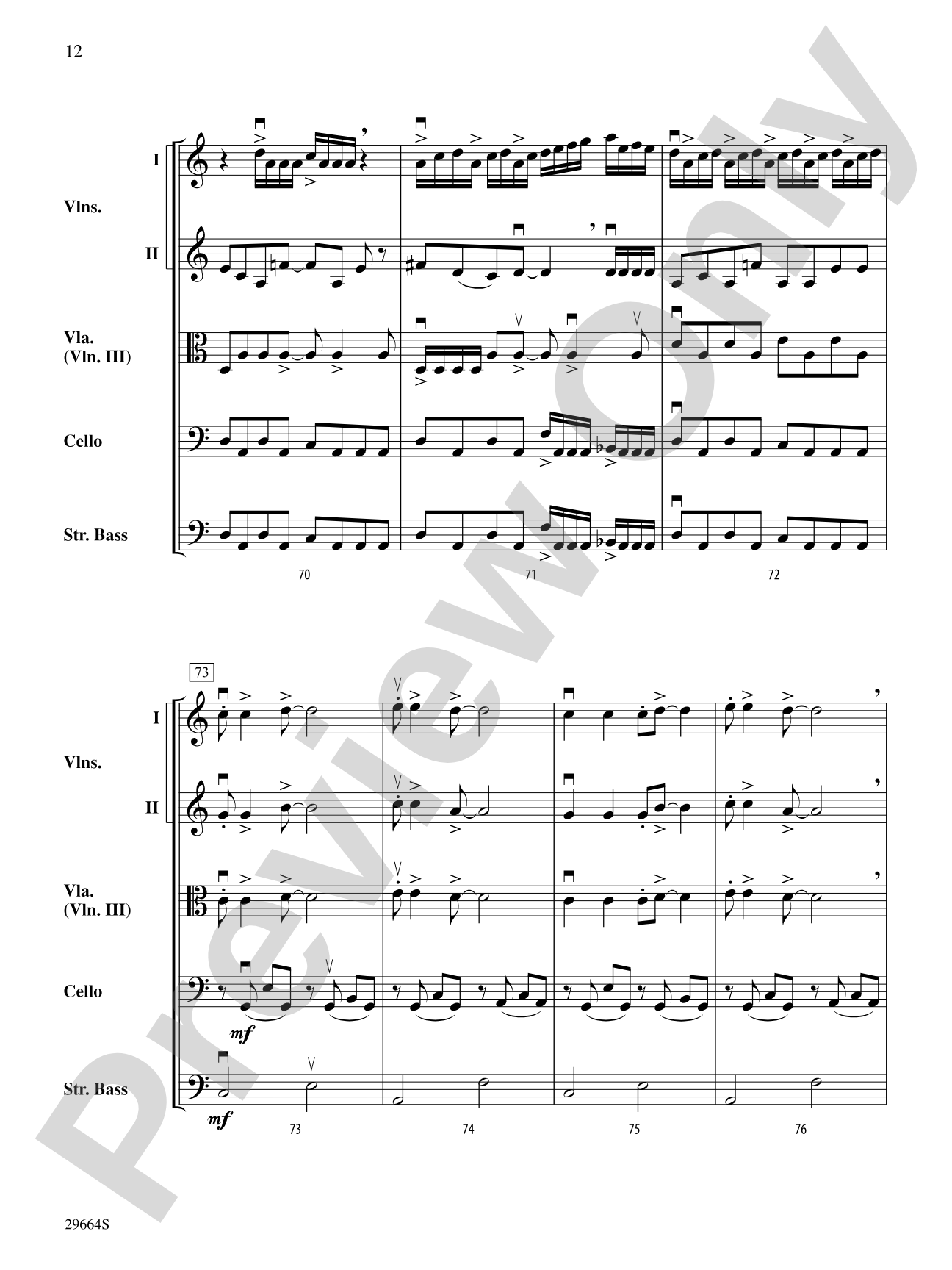 Moments: String Orchestra Conductor Score & Parts