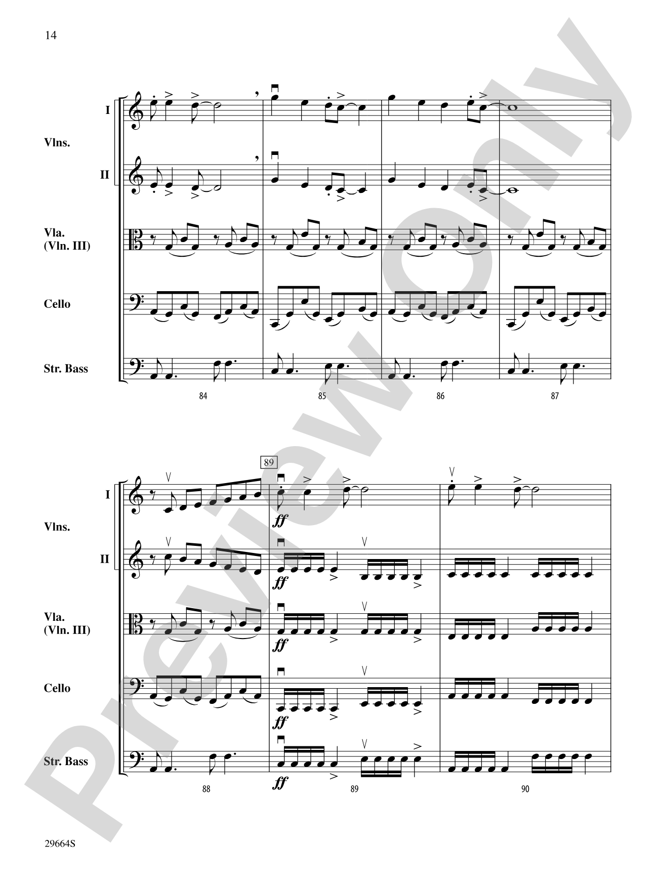 Moments: String Orchestra Conductor Score & Parts