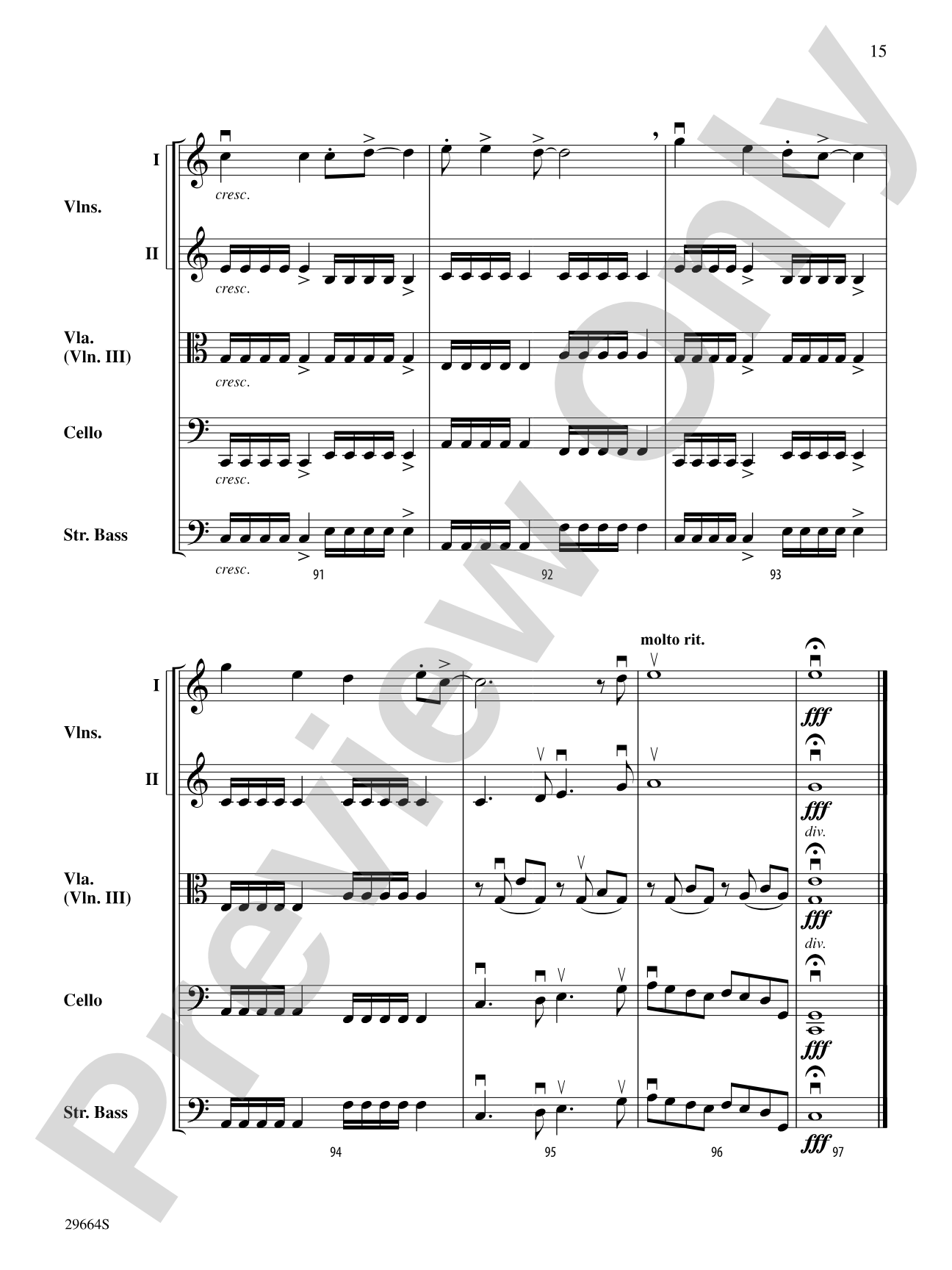 Moments: String Orchestra Conductor Score & Parts