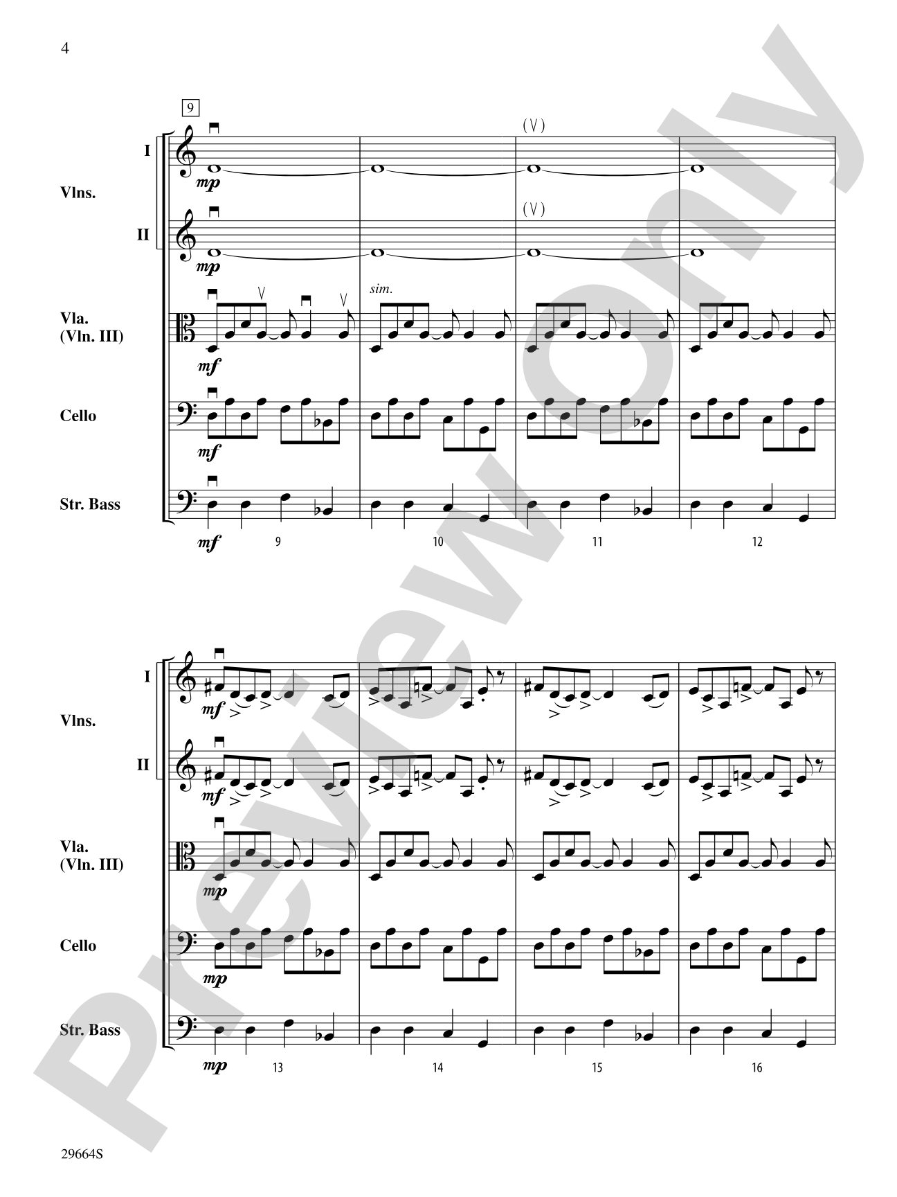 Moments: String Orchestra Conductor Score & Parts