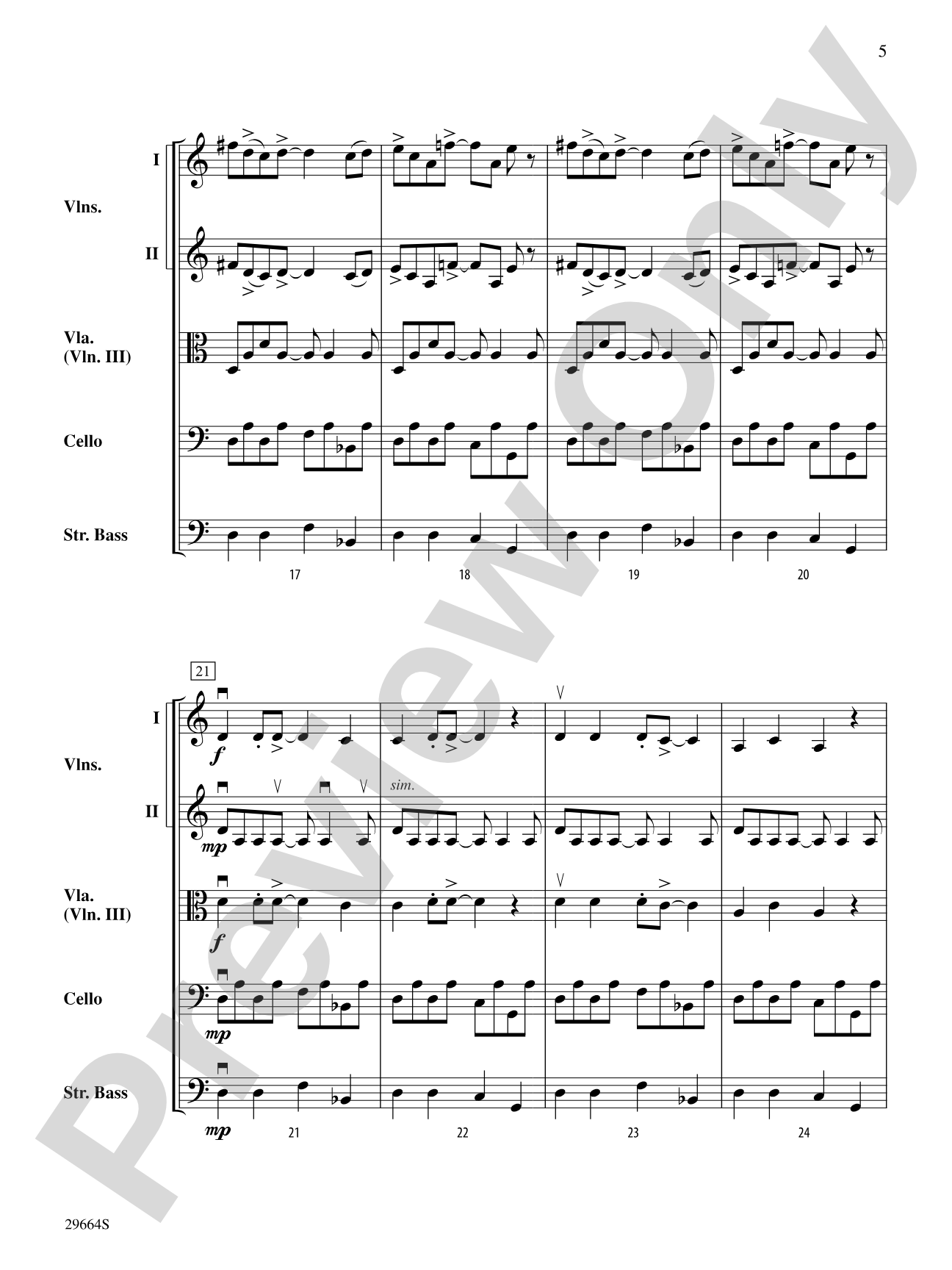 Moments: String Orchestra Conductor Score & Parts