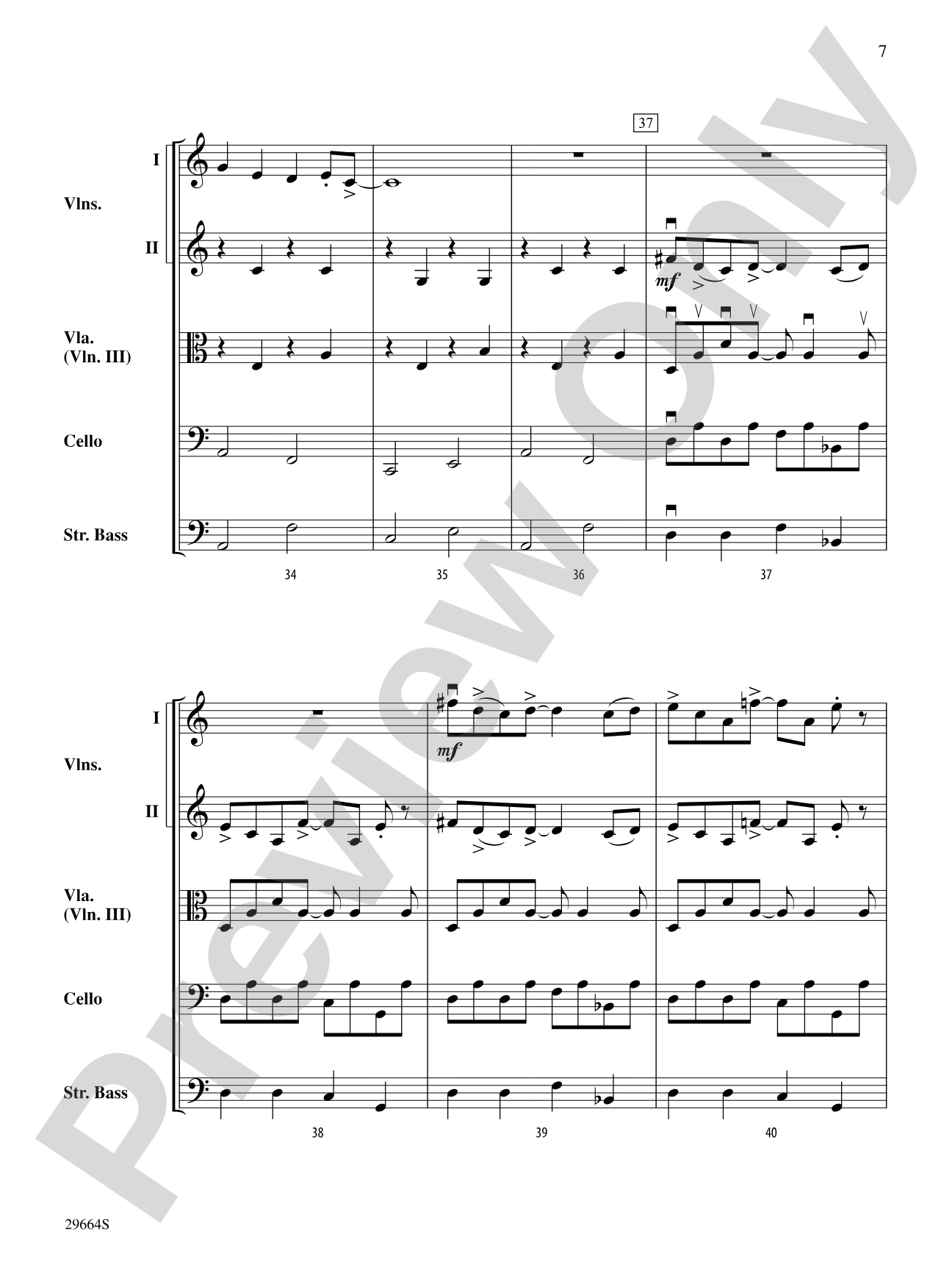 Moments: String Orchestra Conductor Score & Parts