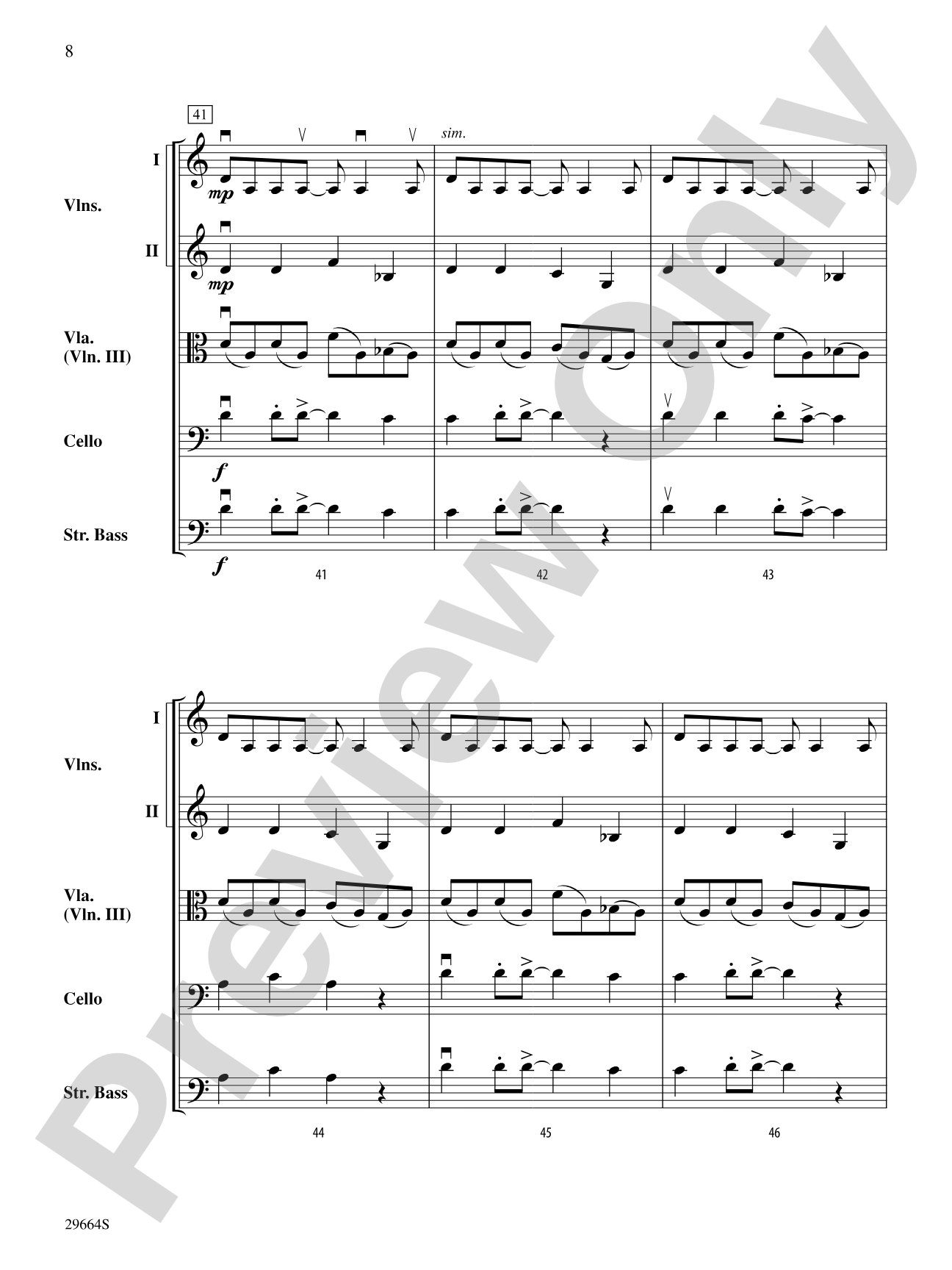 Moments: String Orchestra Conductor Score & Parts