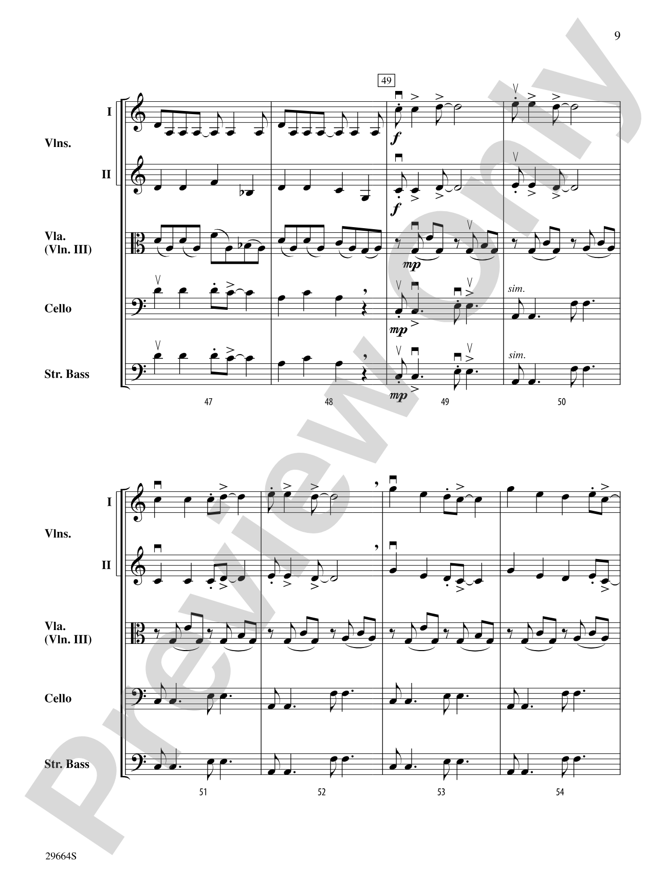 Moments: String Orchestra Conductor Score & Parts