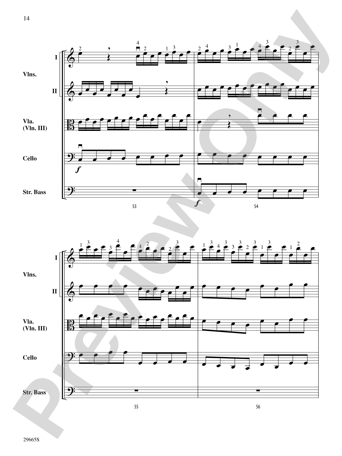 Concerto for String Orchestra (from Concerto a Quattro): String Orchestra Conductor Score & Parts