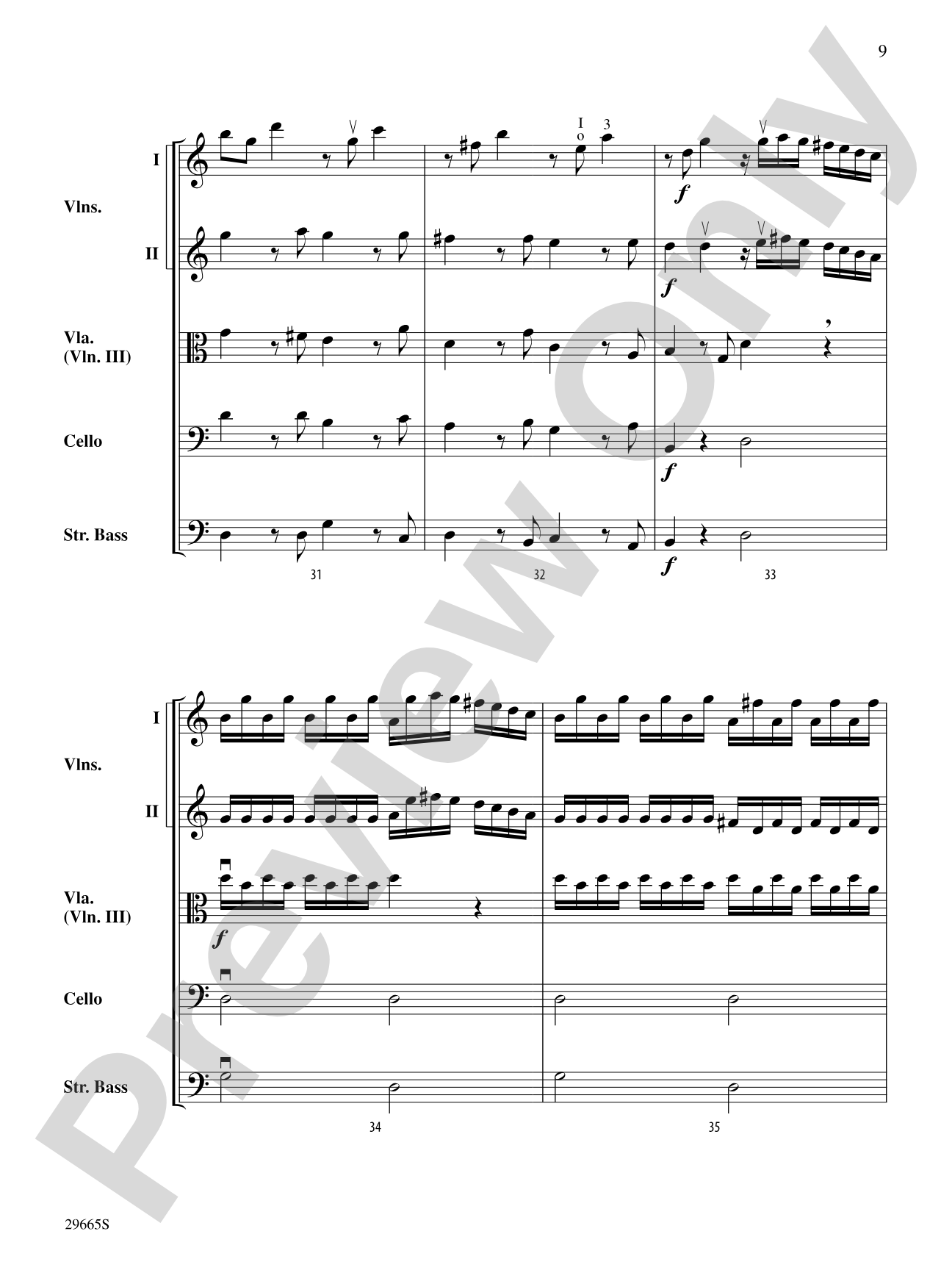 Concerto for String Orchestra (from Concerto a Quattro): String Orchestra Conductor Score & Parts