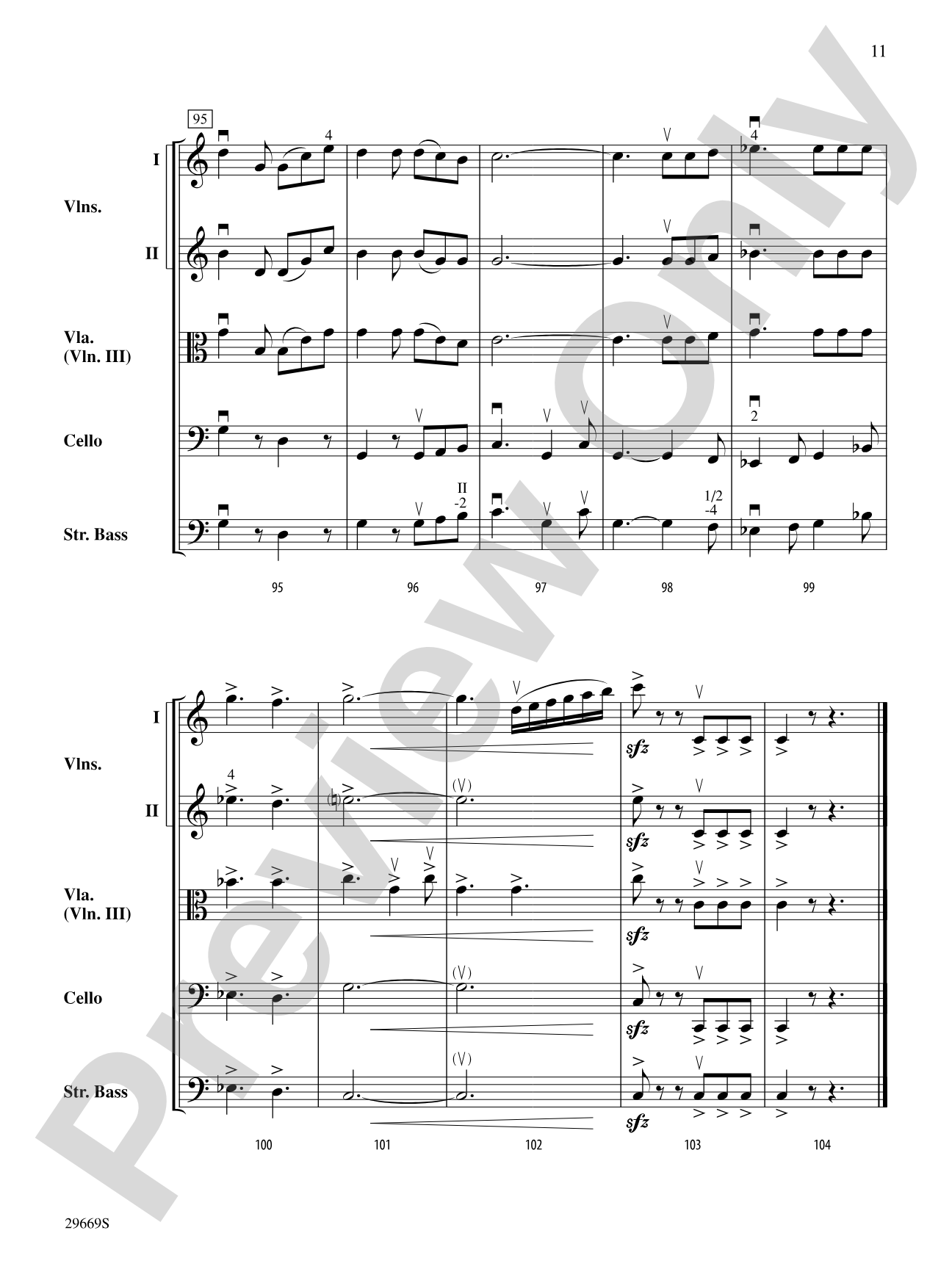 Patton (Theme): String Orchestra Conductor Score & Parts