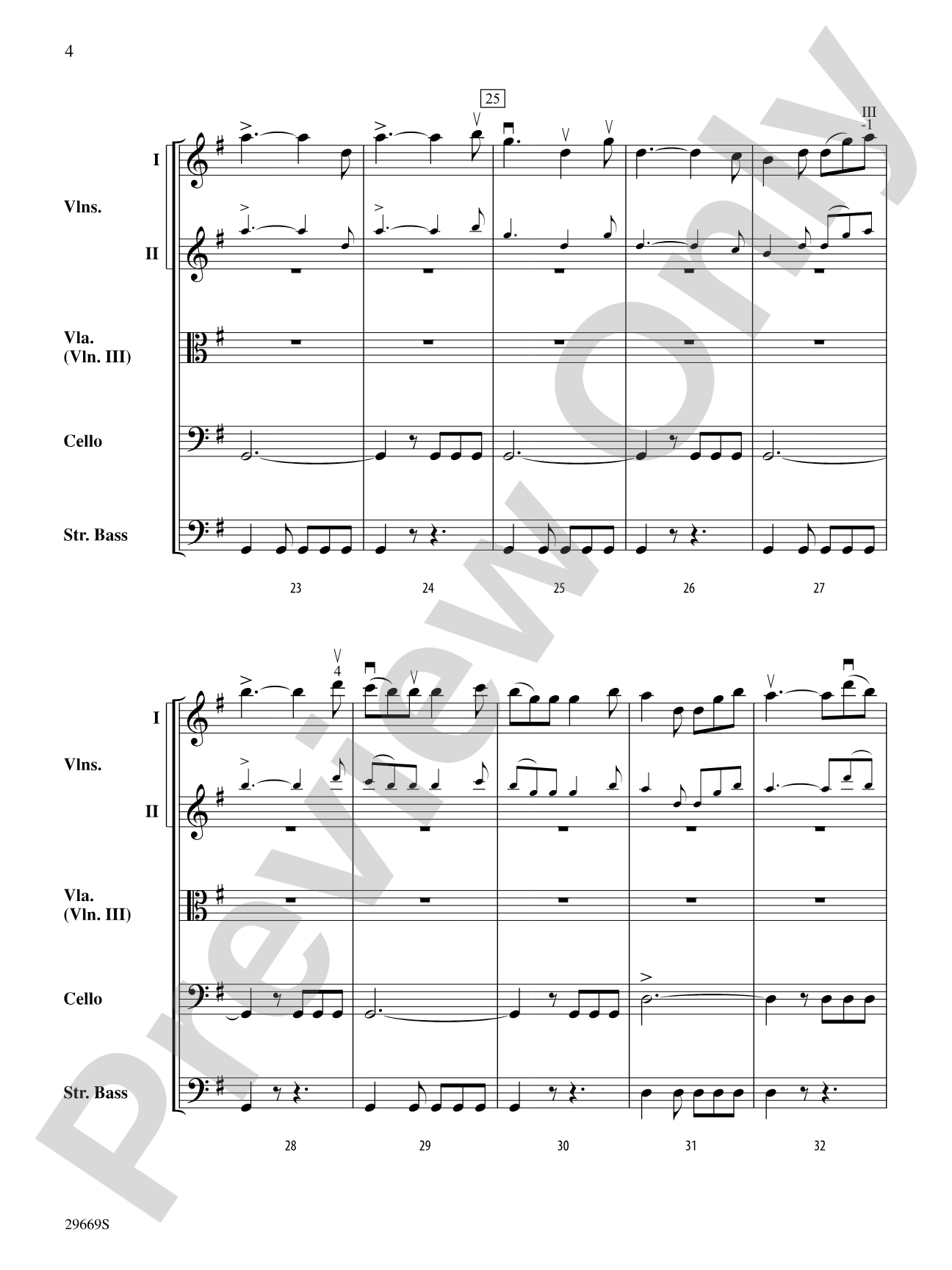 Patton (Theme): String Orchestra Conductor Score & Parts
