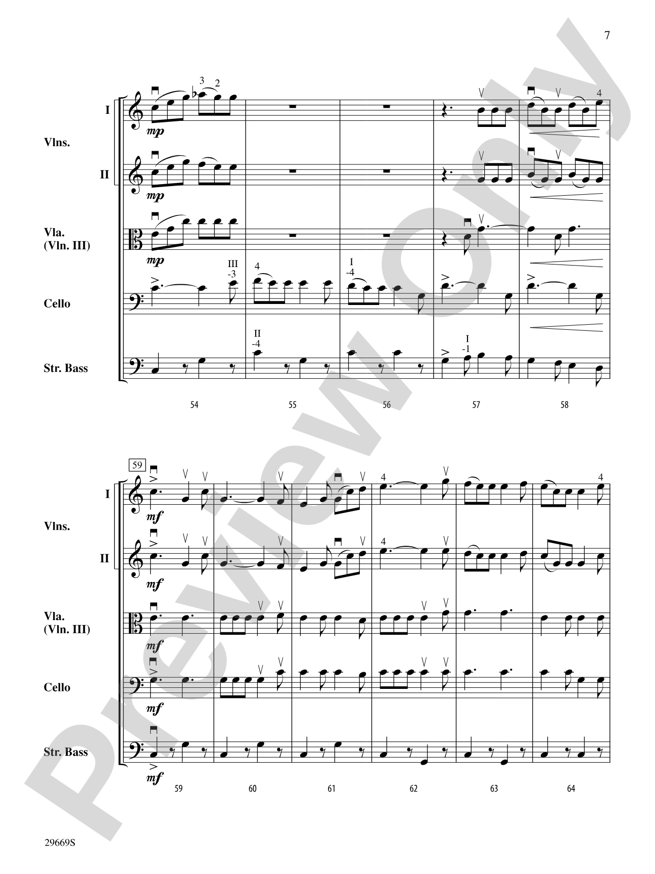 Patton (Theme): String Orchestra Conductor Score & Parts