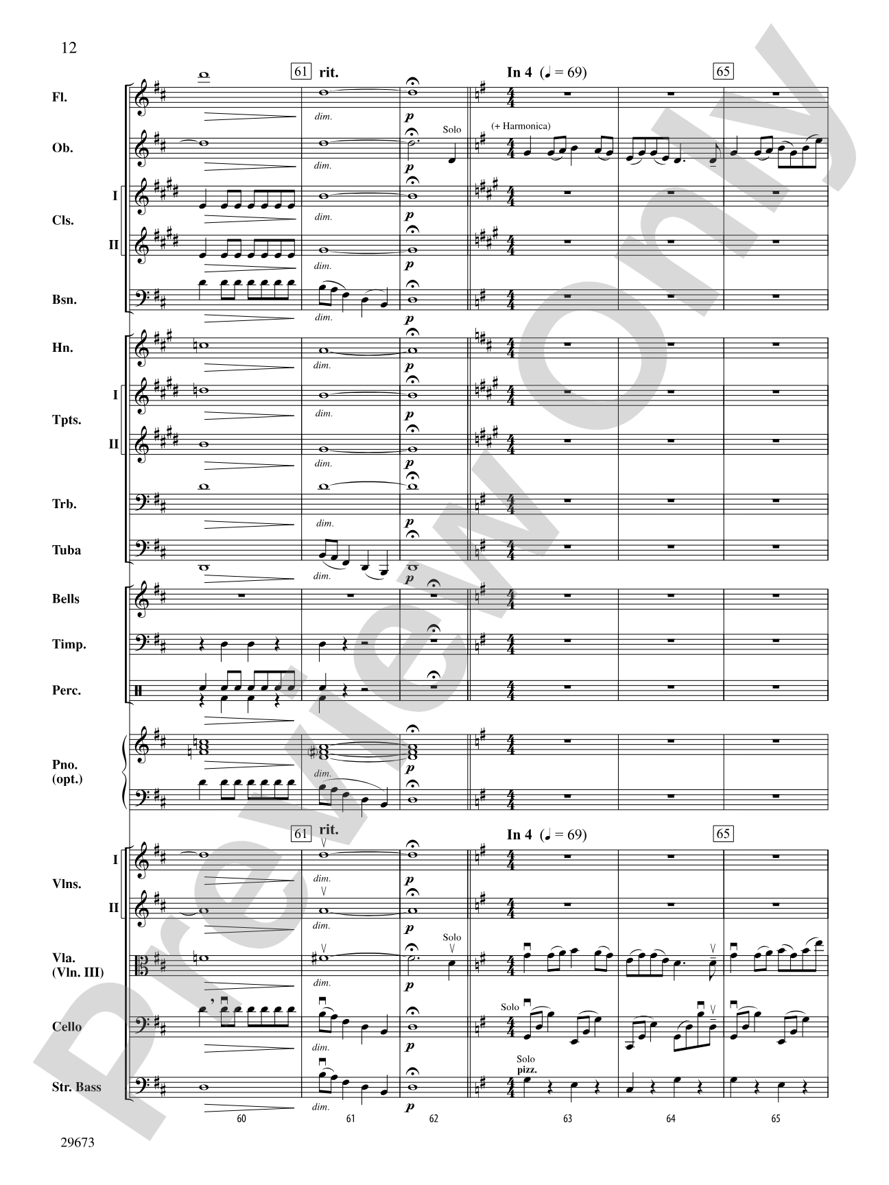 Scenes from the Old West: Full Orchestra Conductor Score & Parts