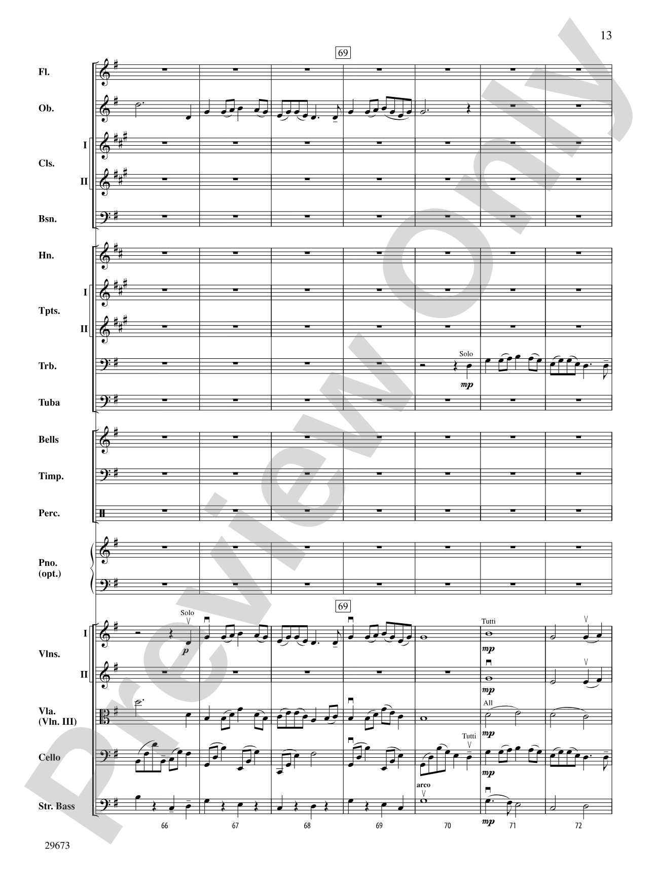 Scenes from the Old West: Full Orchestra Conductor Score & Parts