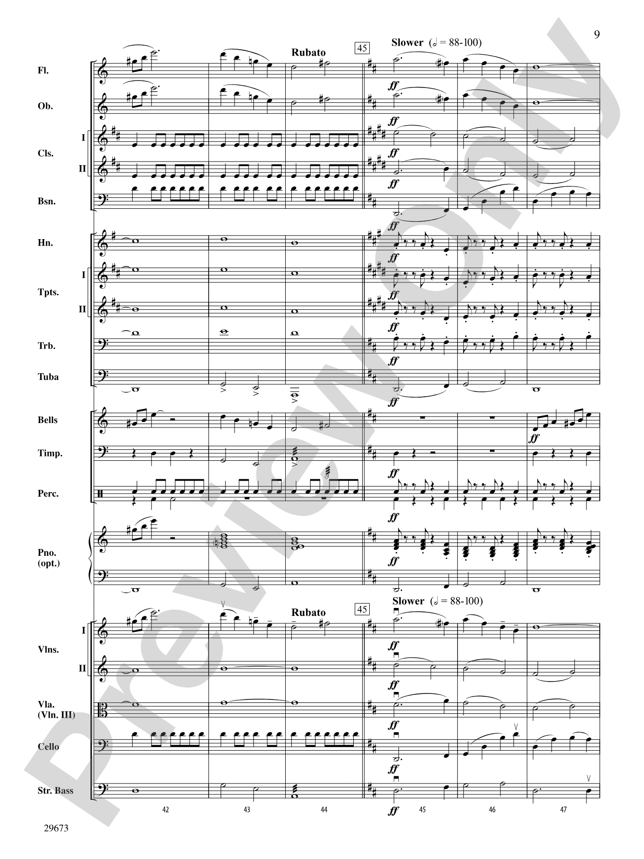 Scenes from the Old West: Full Orchestra Conductor Score & Parts