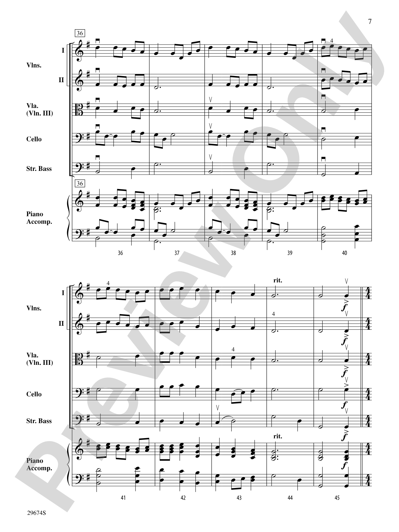 The Three O's of Christmas: String Orchestra Conductor Score & Parts