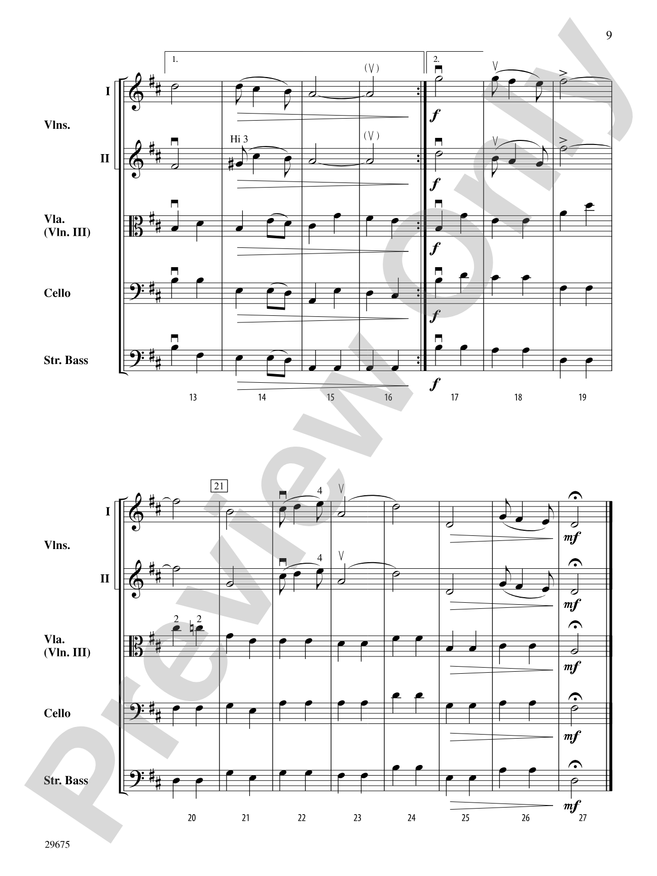Special Occasions (Music for Special Occasions and Events): String Orchestra Conductor Score & Parts